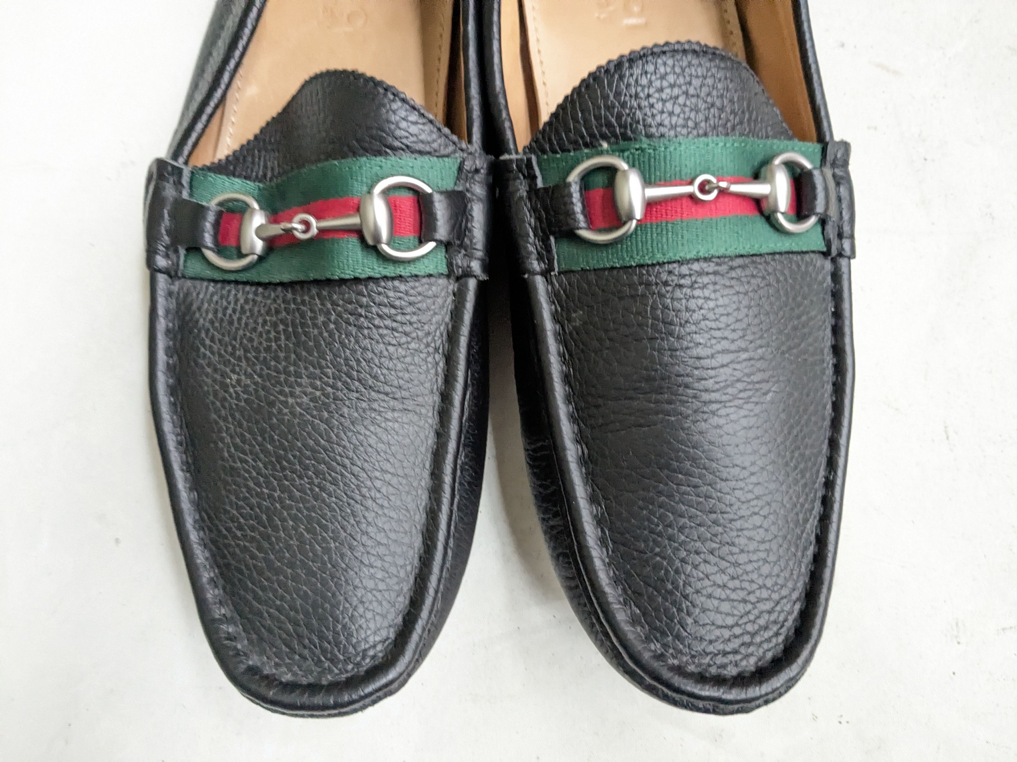 Gucci Gucci Horsebit Driving Loafers Black Leather 9 Slip On Size US 9 / EU 42 - 3 Thumbnail