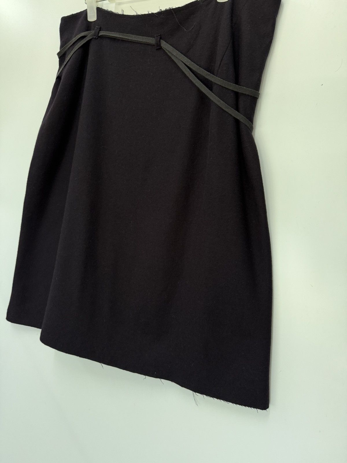 Vintage 🔥 Vintage 90's Par Hannoh Germany Asymetrical Midi Skirt Size 38" / US 16 / IT 52 - 4 Thumbnail