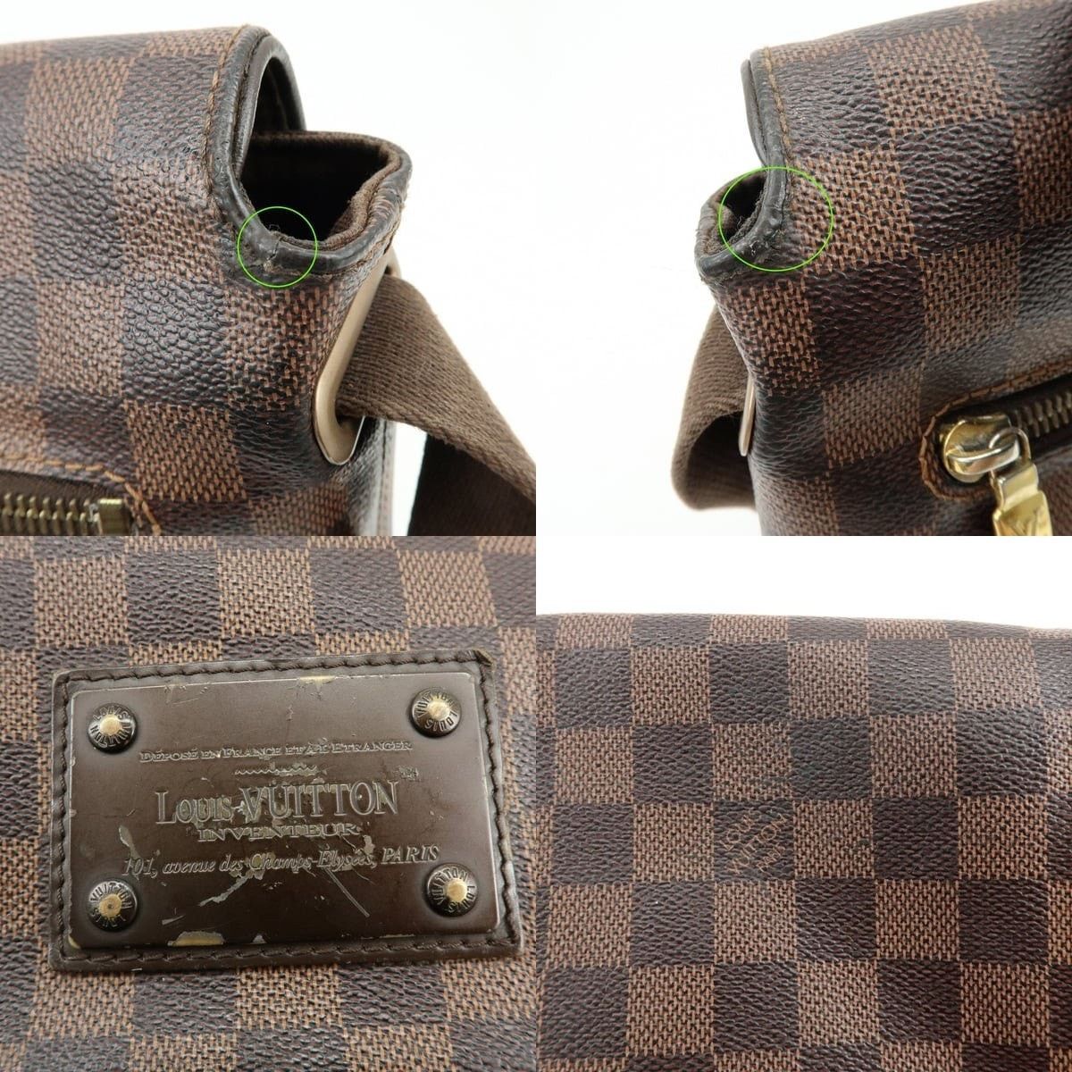 Louis Vuitton Louis Vuitton Damier Ebene Brooklyn Messenger Bag Brown Size ONE SIZE - 6 Thumbnail