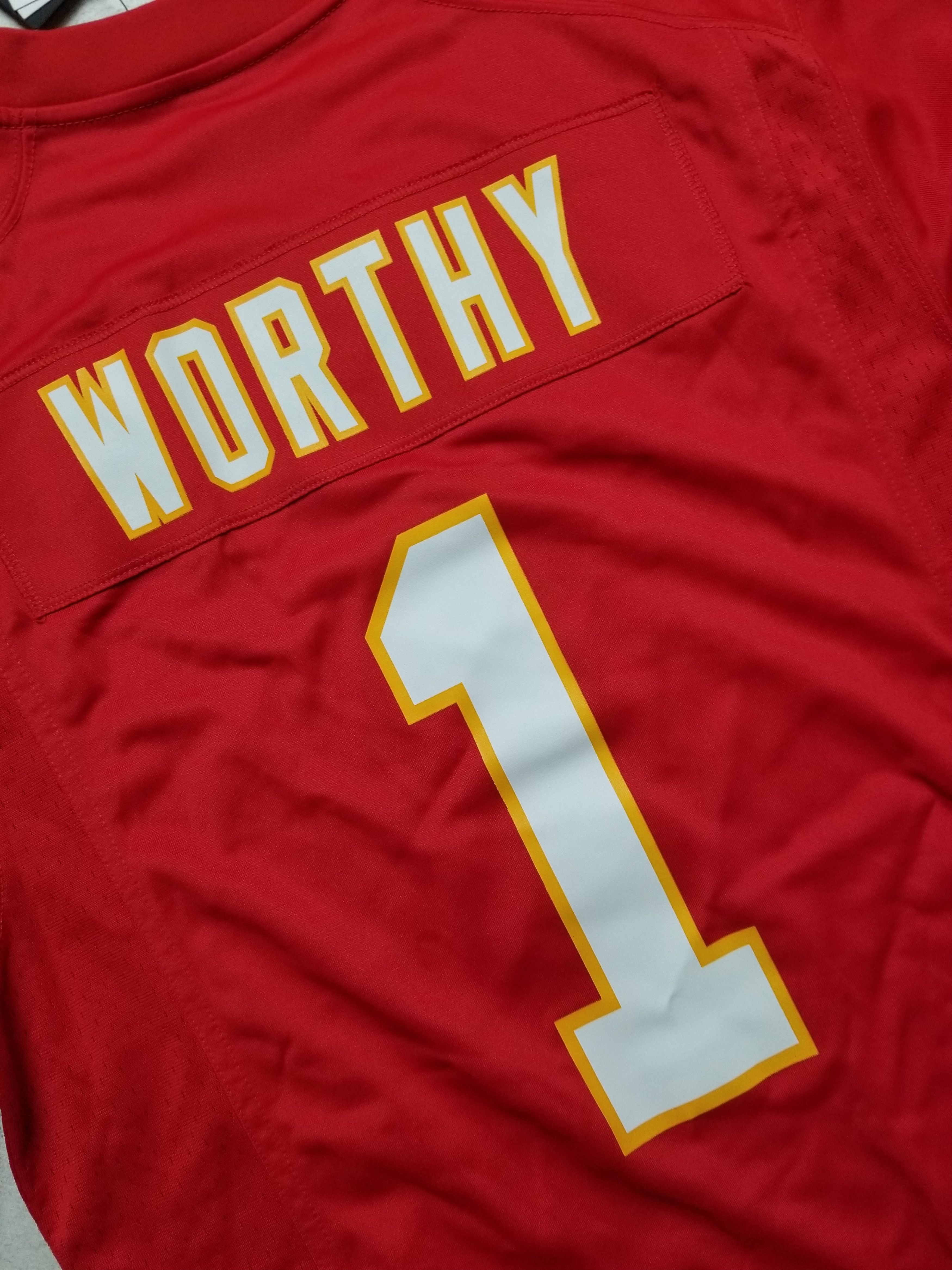 Nike Nike Xavier Worthy#1 Kansas City Chiefs On Field Red Jersey Size US S / EU 44-46 / 1 - 7 Thumbnail