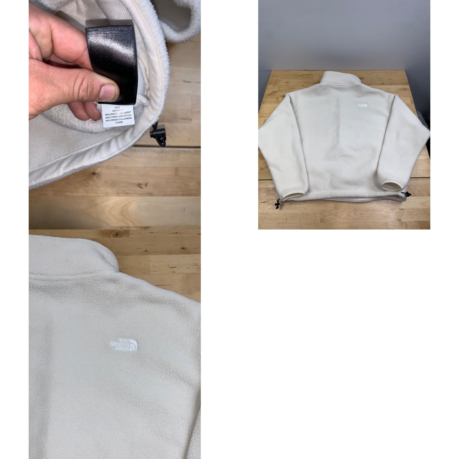 The North Face The North Face Reset Sherpa 1/2 Zip Pullover Womens S Ivory Casual Sweatshirt Pullover 1/2 Zip The North Face 12886 Size S / US 4 / IT 40 - 8 Thumbnail