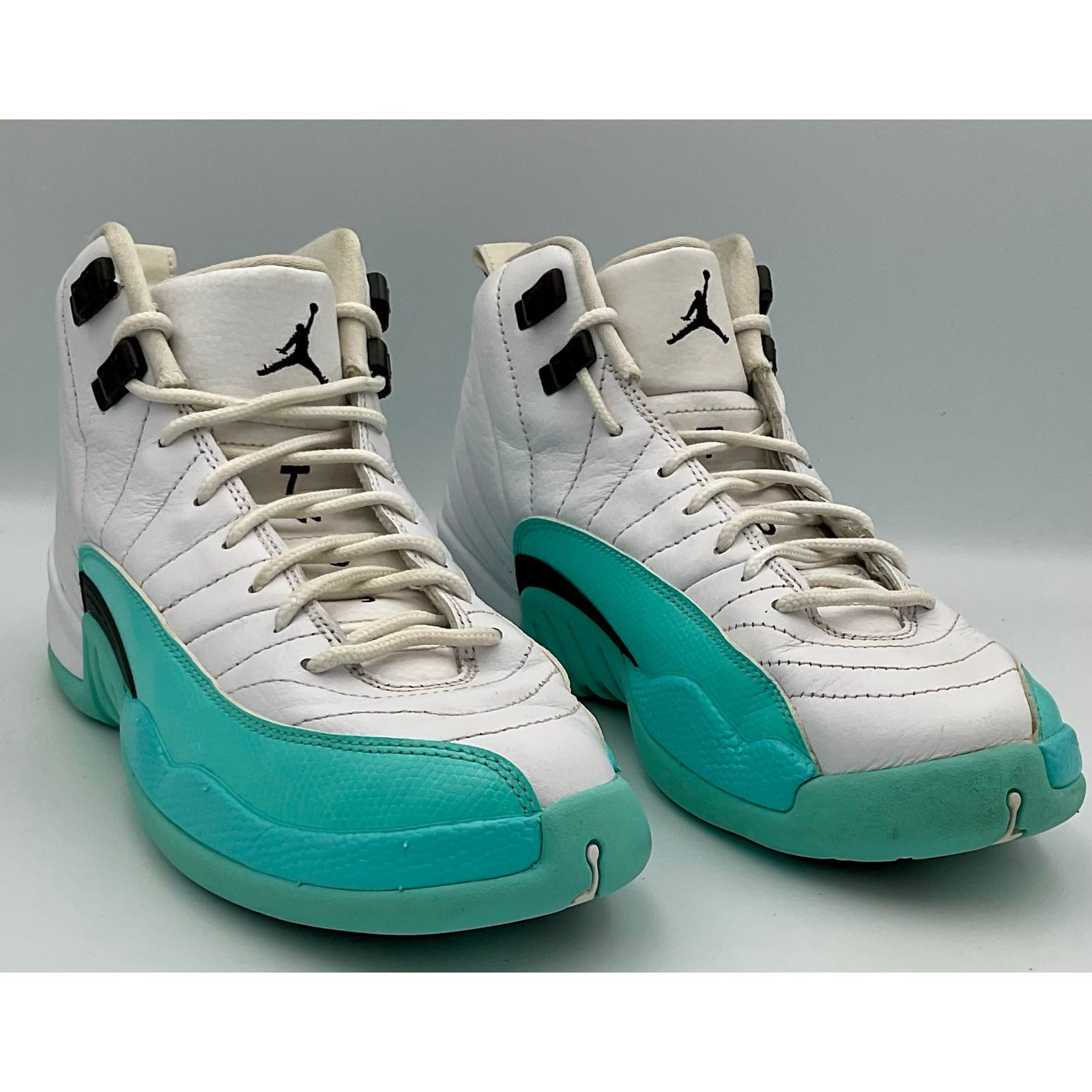 Nike AIR JORDAN 12 RETRO LIGHT AQUA TEAL Sz 6.5 510815-100 Size US 6.5 / EU 39-40 - 4 Thumbnail