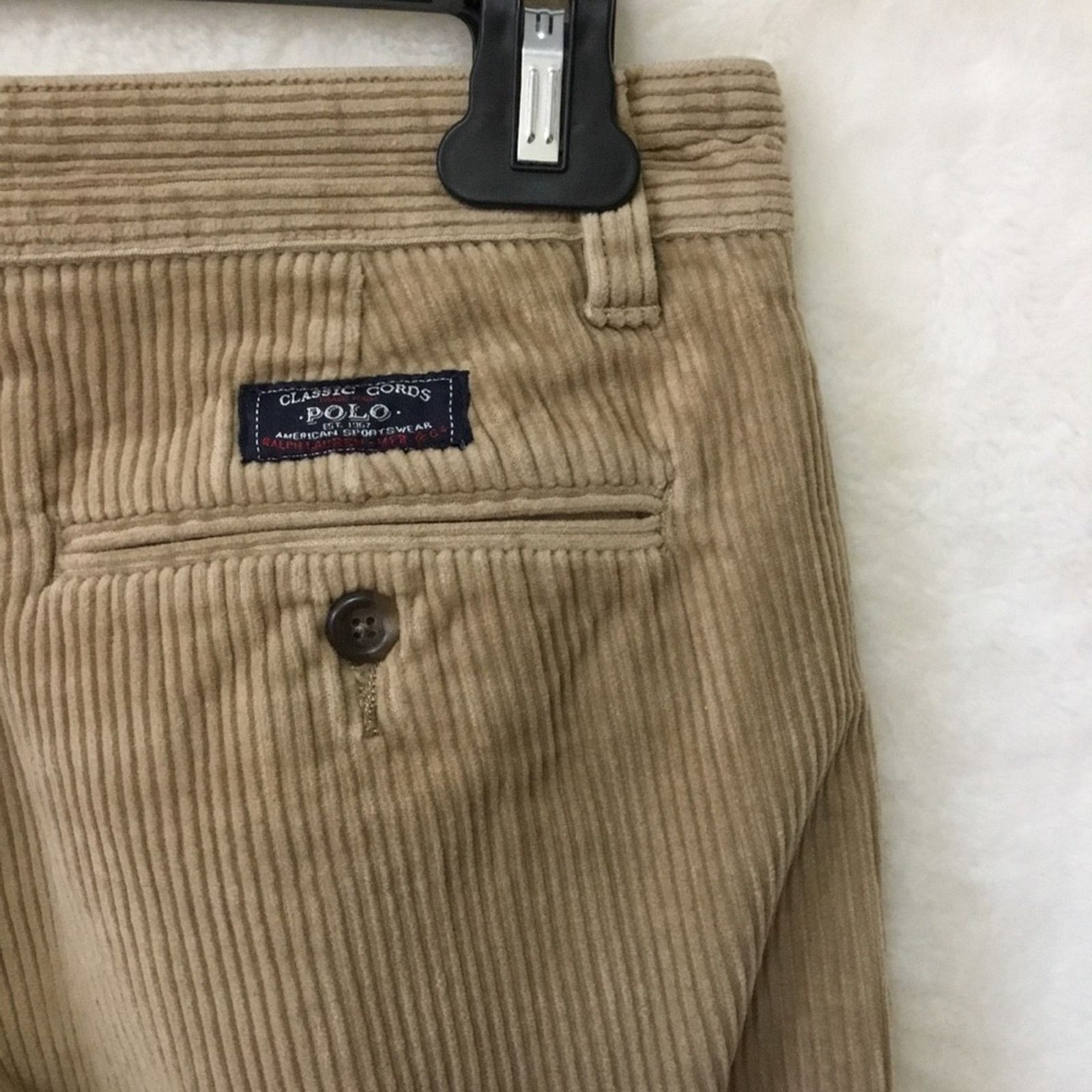 Polo Ralph Lauren Polo by Ralph Lauren Brown Suede Pants Size US 28 / EU 44 - 6 Thumbnail