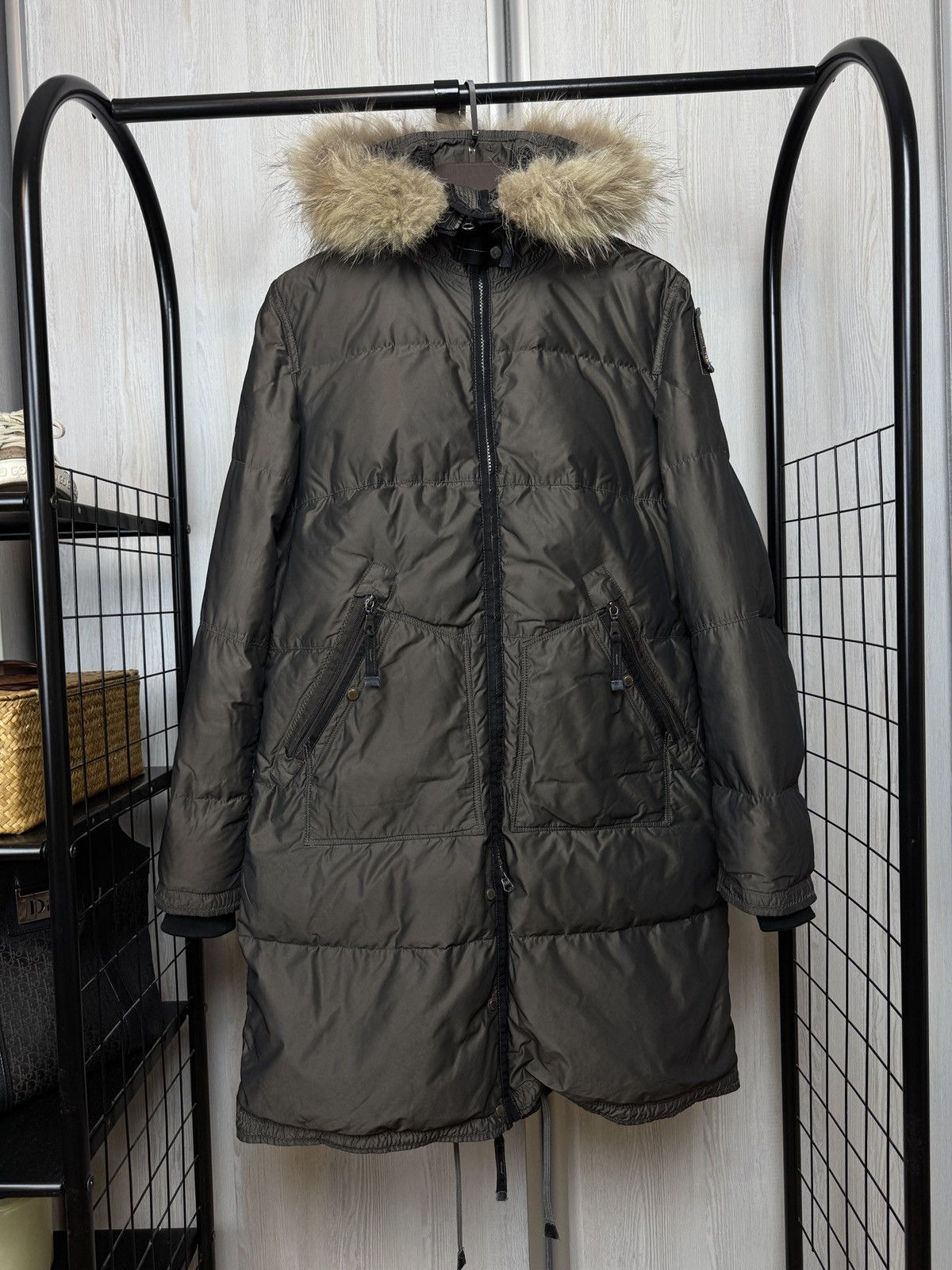 Parajumpers Parajumpers vintage nylon quilted down long winter jacket Size L / US 10 / IT 46 - 2 Thumbnail