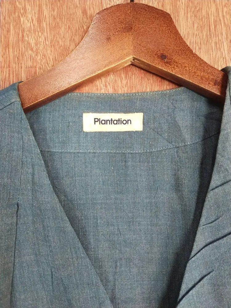 Issey Miyake DL Plantation issey miyake Blue Cardigan #S234 Size M / US 6-8 / IT 42-44 - 6 Thumbnail