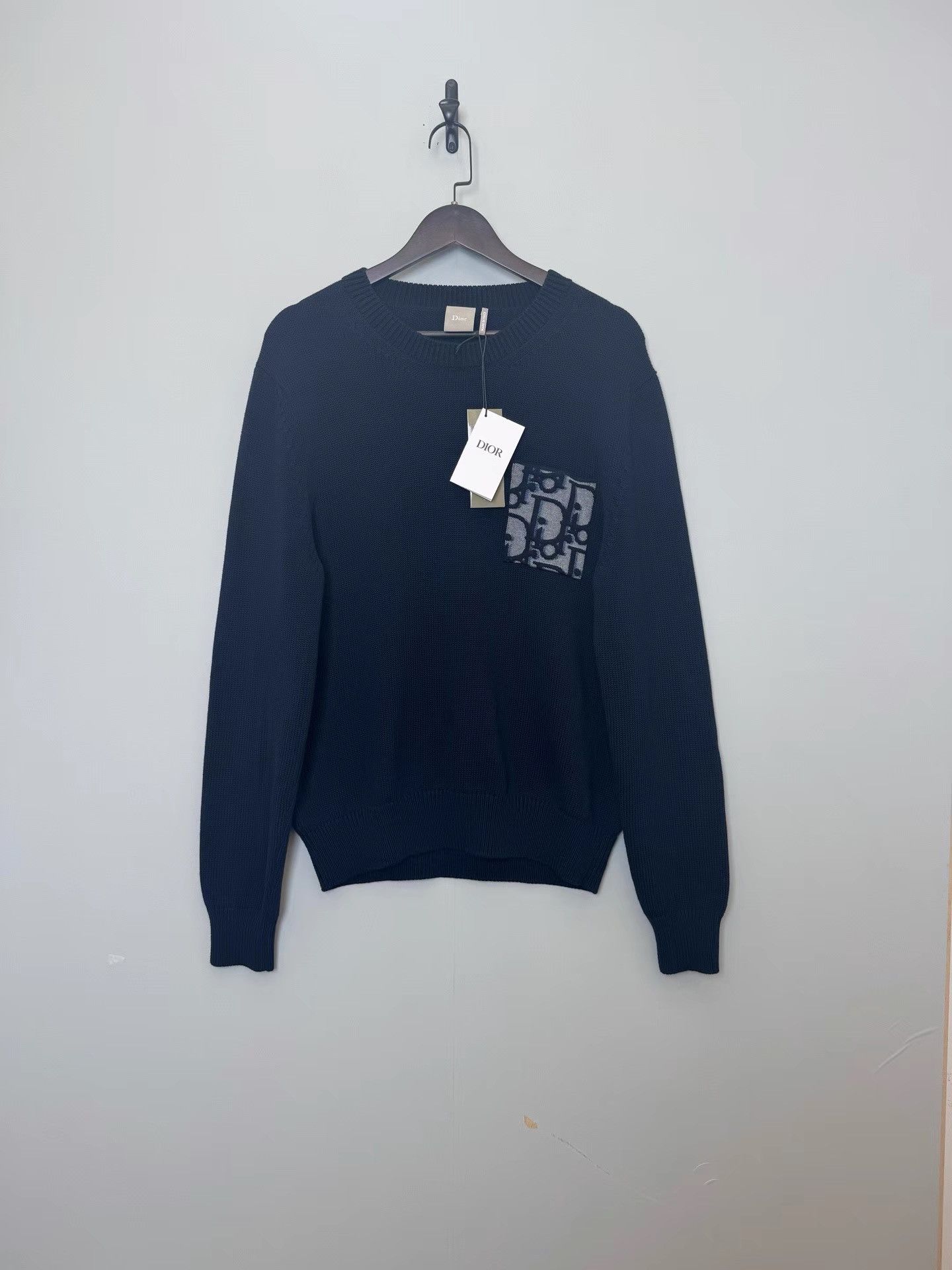 Dior DIOR SS26 Solid Color Crew Neck Sweater K36 Size US L / EU 52-54 / 3 - 1 Thumbnail
