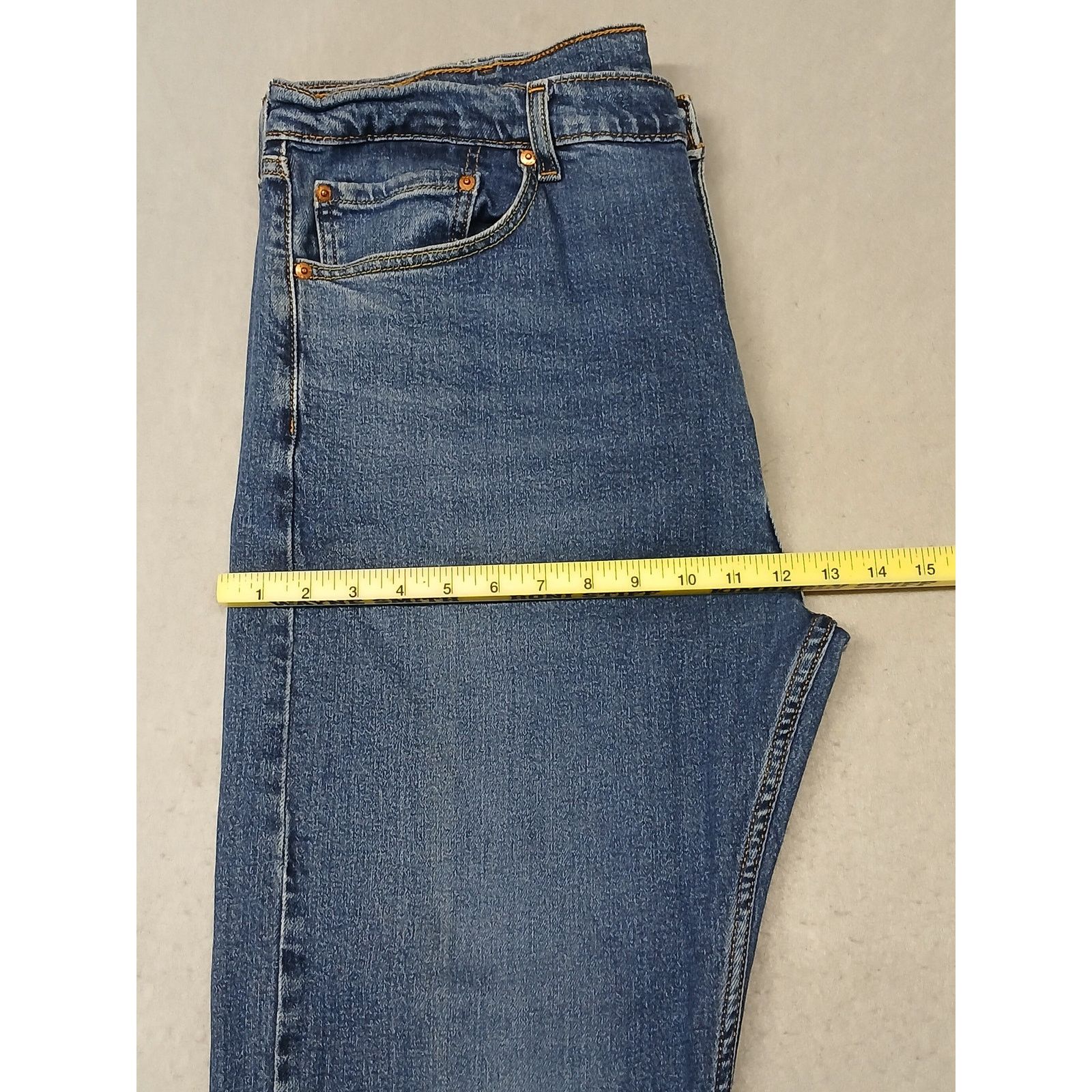 Levi's Levi's 505 (40x30) Men's Straight Leg Blue Denim Jeans Size US 40 / EU 56 - 5 Thumbnail