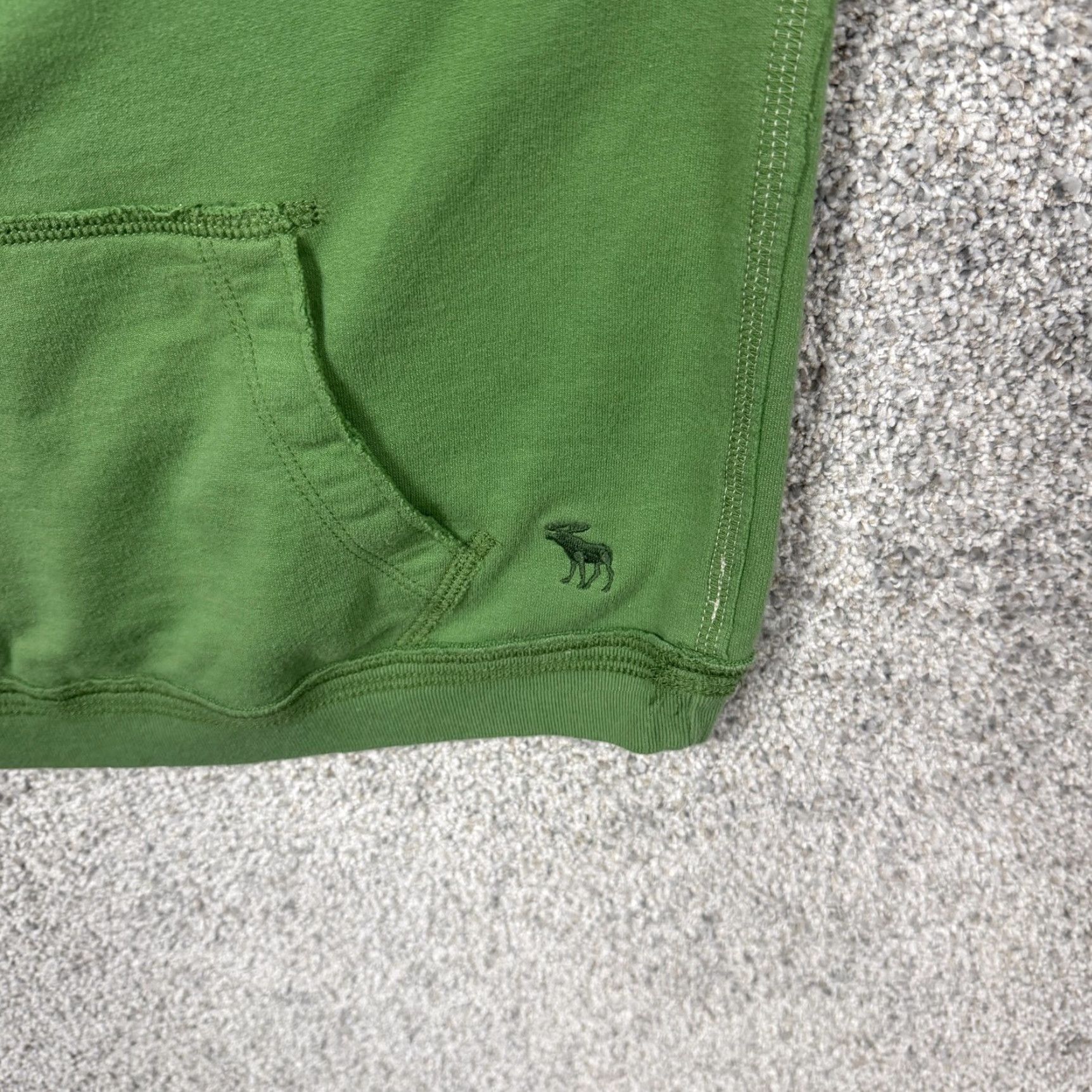 Abercrombie & Fitch Abercrombie & Fitch Sweatshirt Womens S Green Boat Neck Grunge Adirondack Heritage Cropped Pullover Casual Sweatshirt Size S / US 4 / IT 40 - 5 Thumbnail
