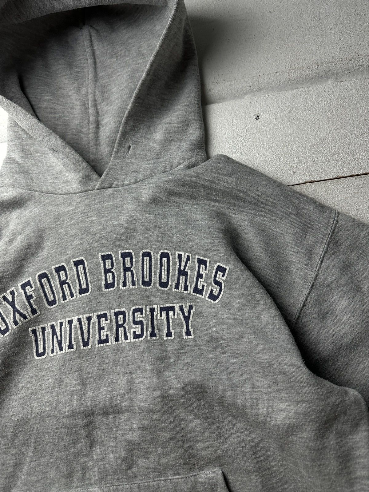 Vintage 🚨VNTG OXFORS BROOKES University USA Hoodie RARE BIG LOGO Size US M / EU 48-50 / 2 - 5 Thumbnail