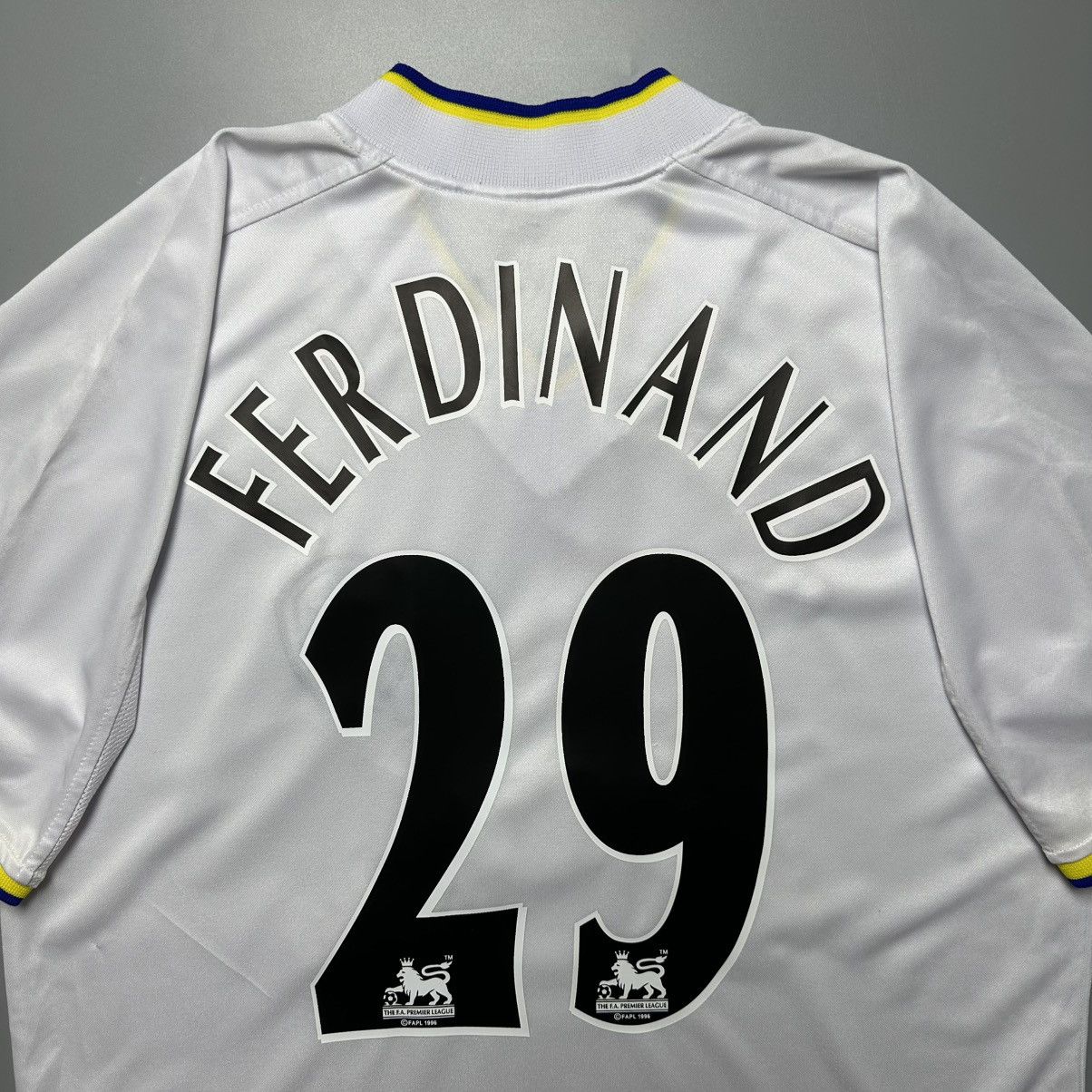 Nike LEEDS UNITED NIKE 2001/2002 FOOTBALL JERSEY #29 FERDINAND Size US XL / EU 56 / 4 - 7 Thumbnail