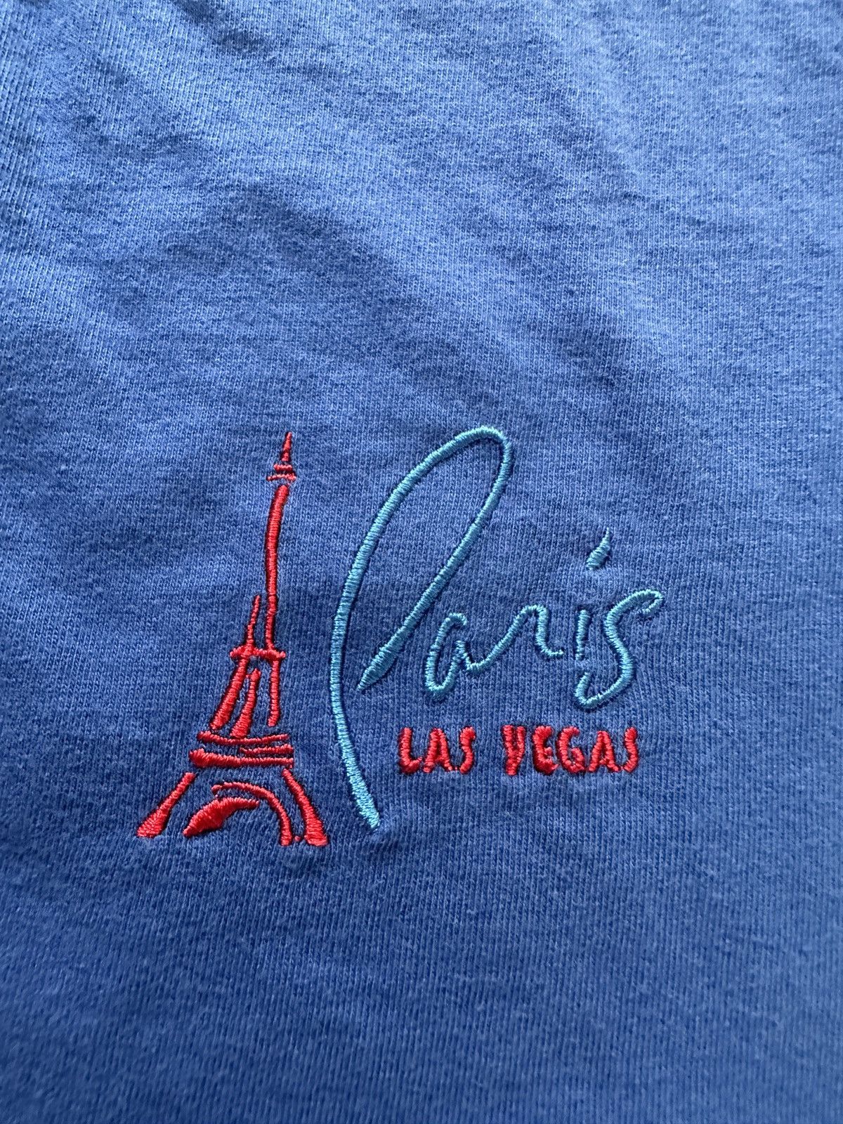 Japanese Brand Vintage Y2K Paris Las Vegas Embroidered Graphic Tee Size US L / EU 52-54 / 3 - 4 Thumbnail