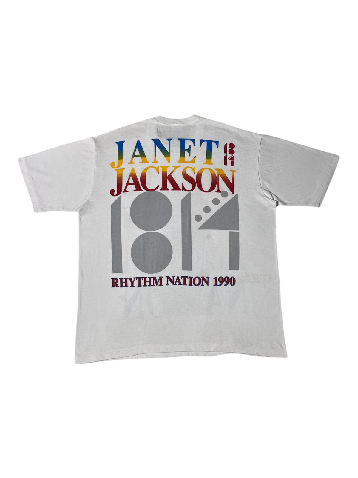 Band Tees Vntage Janet Jackson Rhythm Nation Tour Size US XL / EU 56 / 4 - 2 Thumbnail