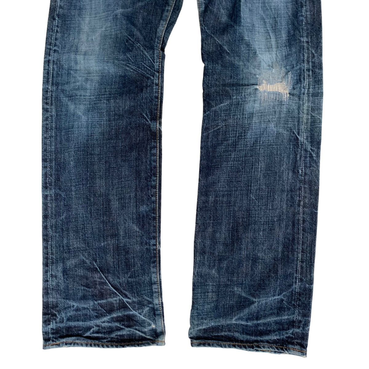 Eternal × Japanese Brand Japanese Brand Eternal Raw Denim Distressed Jeans Size US 34 / EU 50 - 6 Thumbnail