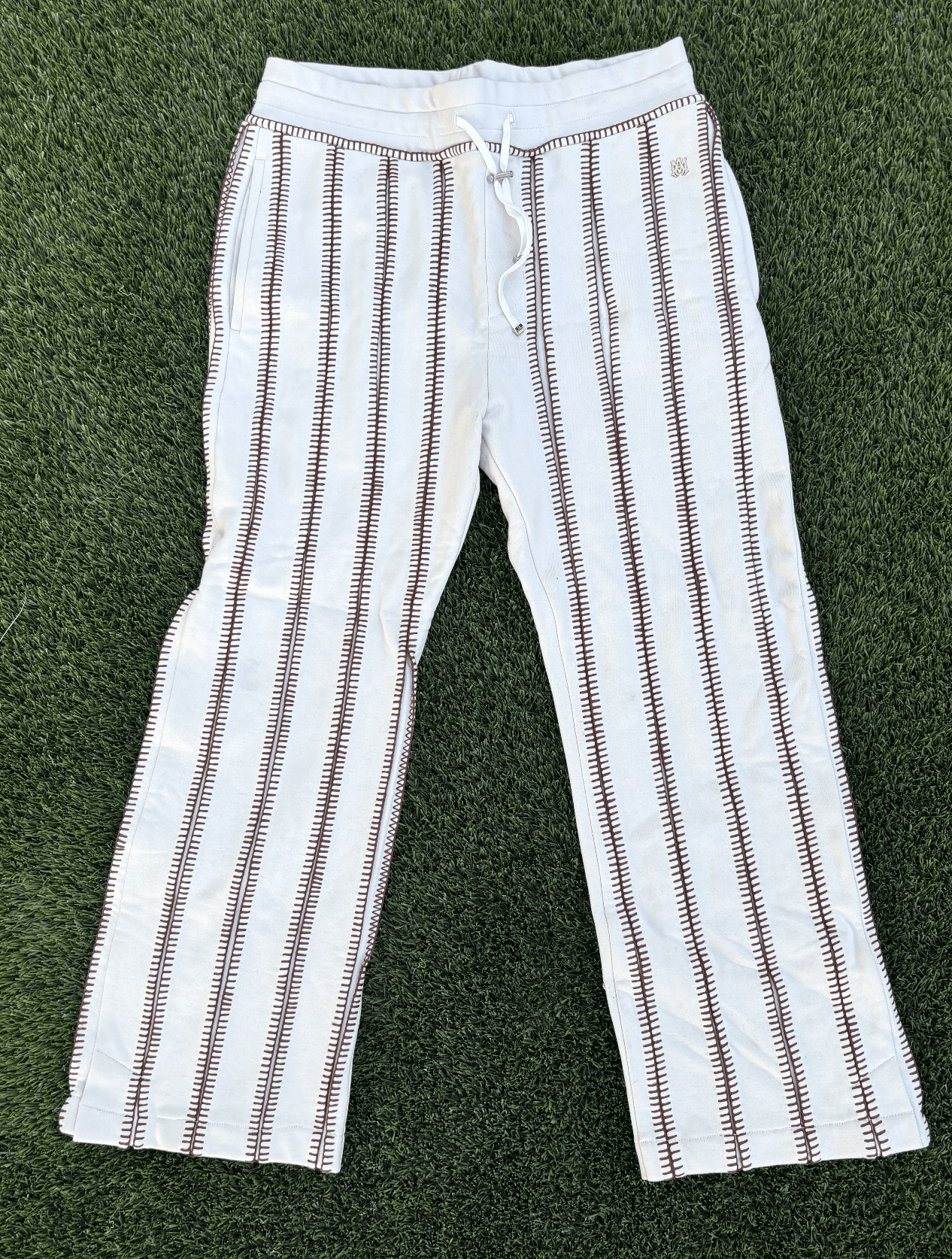 Amiri AMIRI STITCH FLARE PANTS Size US 32 / EU 48 - 7 Thumbnail