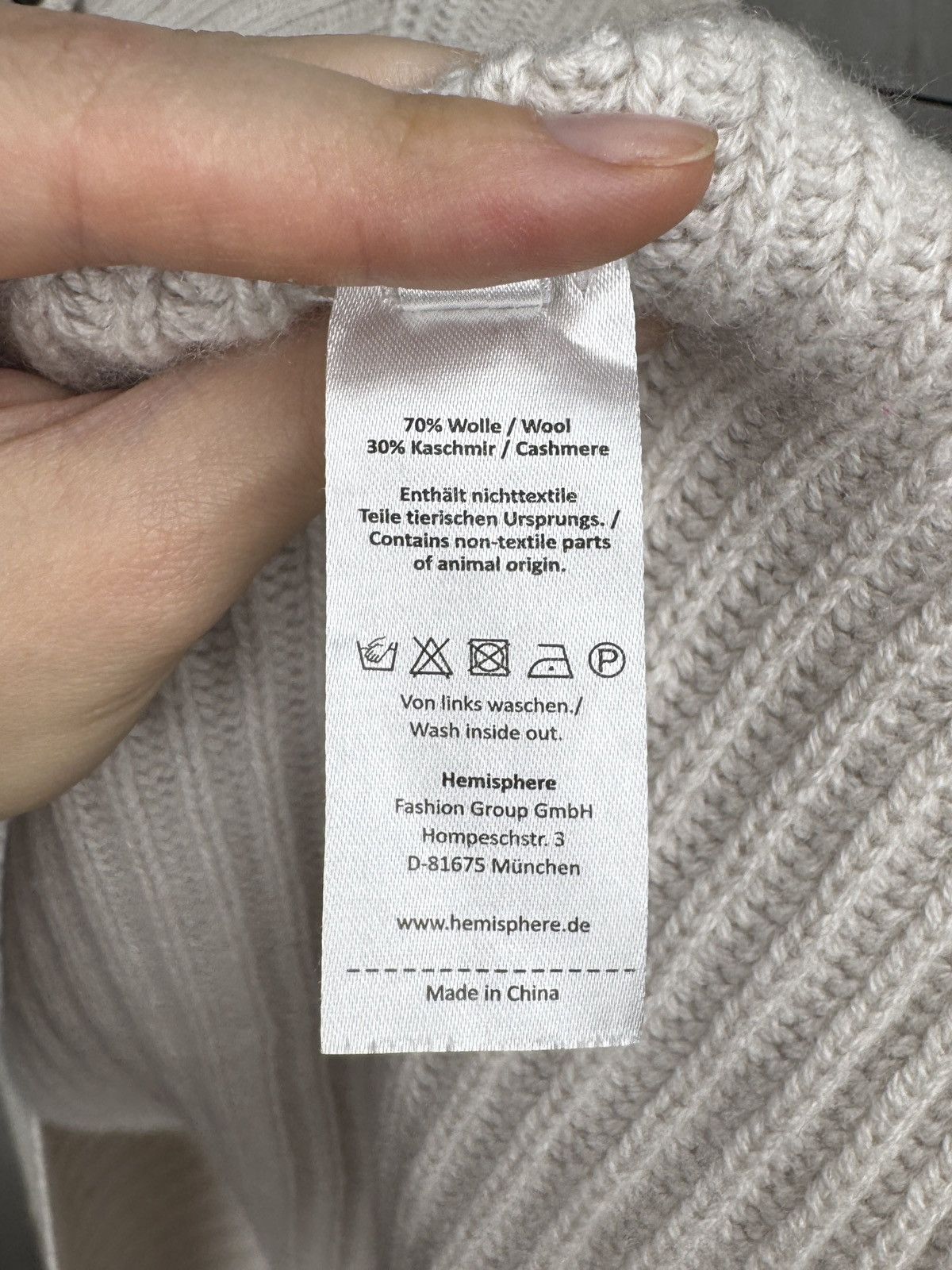 Other Hemisphere wool cashmere beige long button up cardigan sz 38 Size M / US 6-8 / IT 42-44 - 10 Thumbnail