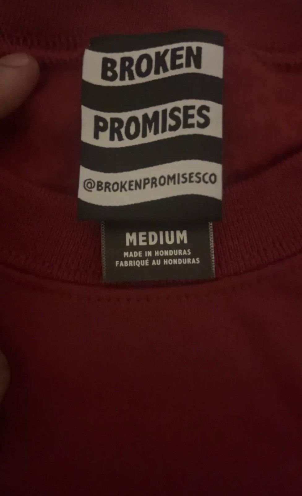 Broken Promises Co. × Designer Broken Promises Crew Neck Sweater Size Medium NWOT Size US M / EU 48-50 / 2 - 3 Thumbnail