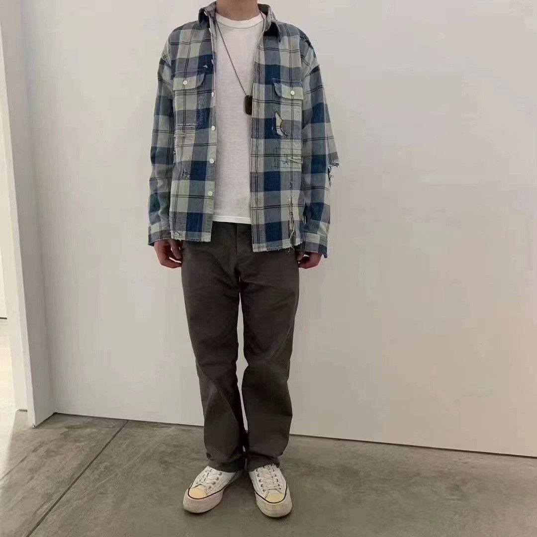 Visvim VISVIM 21SS LUMBER CHECK L/S CRASH Size US XXS / EU 40 - 8 Thumbnail