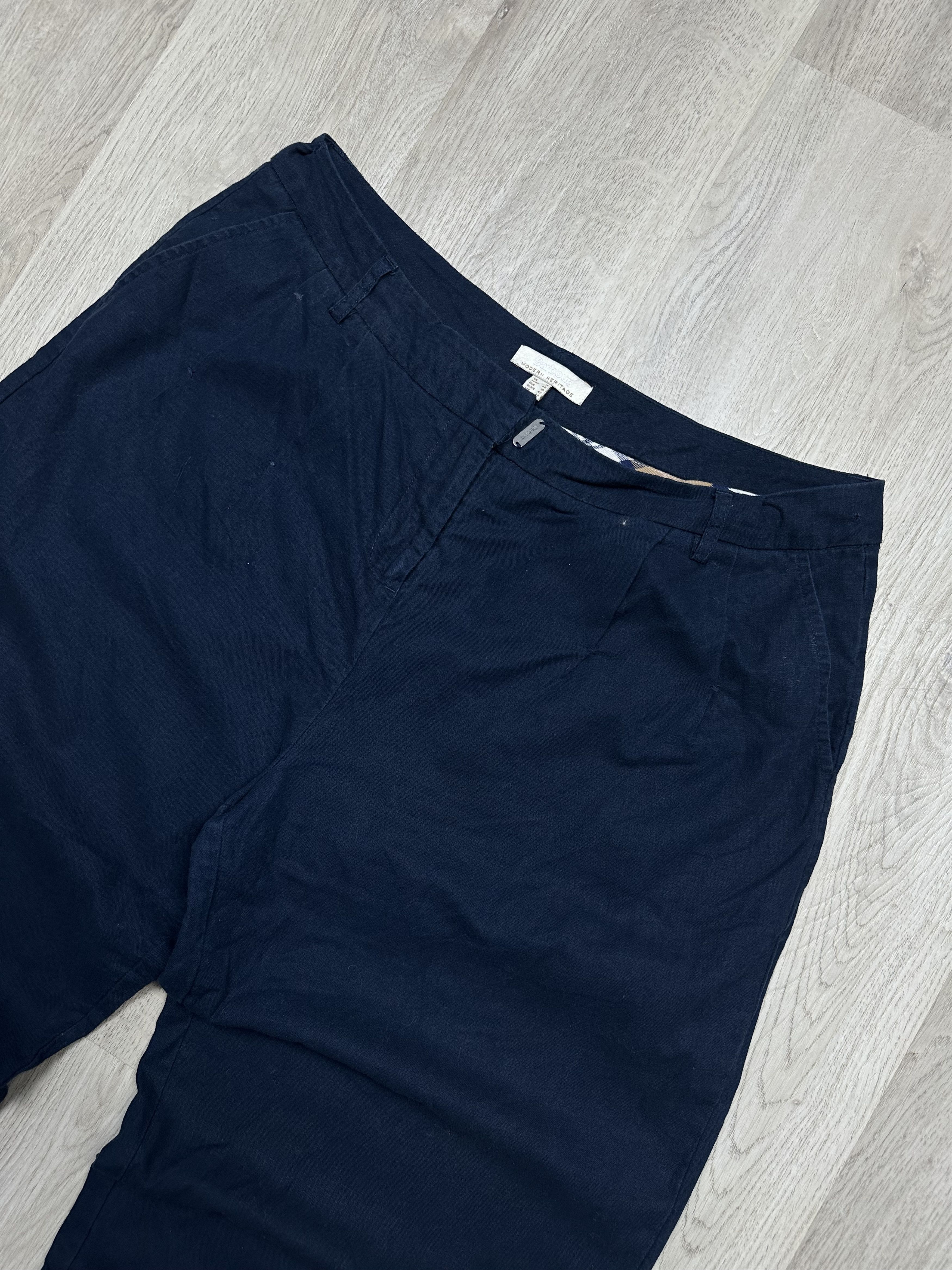 Barbour Barbour Womens Somerland Linen Baggy Pants Trousers Size 32" / US 10 / IT 46 - 2 Thumbnail