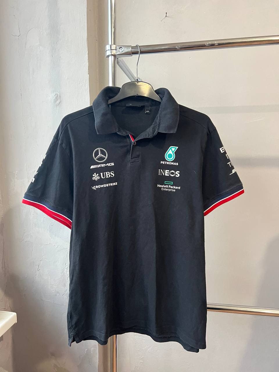 Formula 1 2021 MERCEDES BENZ AMG PETRONAS FORMULA ONE POLO JERSEY XXL Size US XXL / EU 58 / 5 - 2 Thumbnail