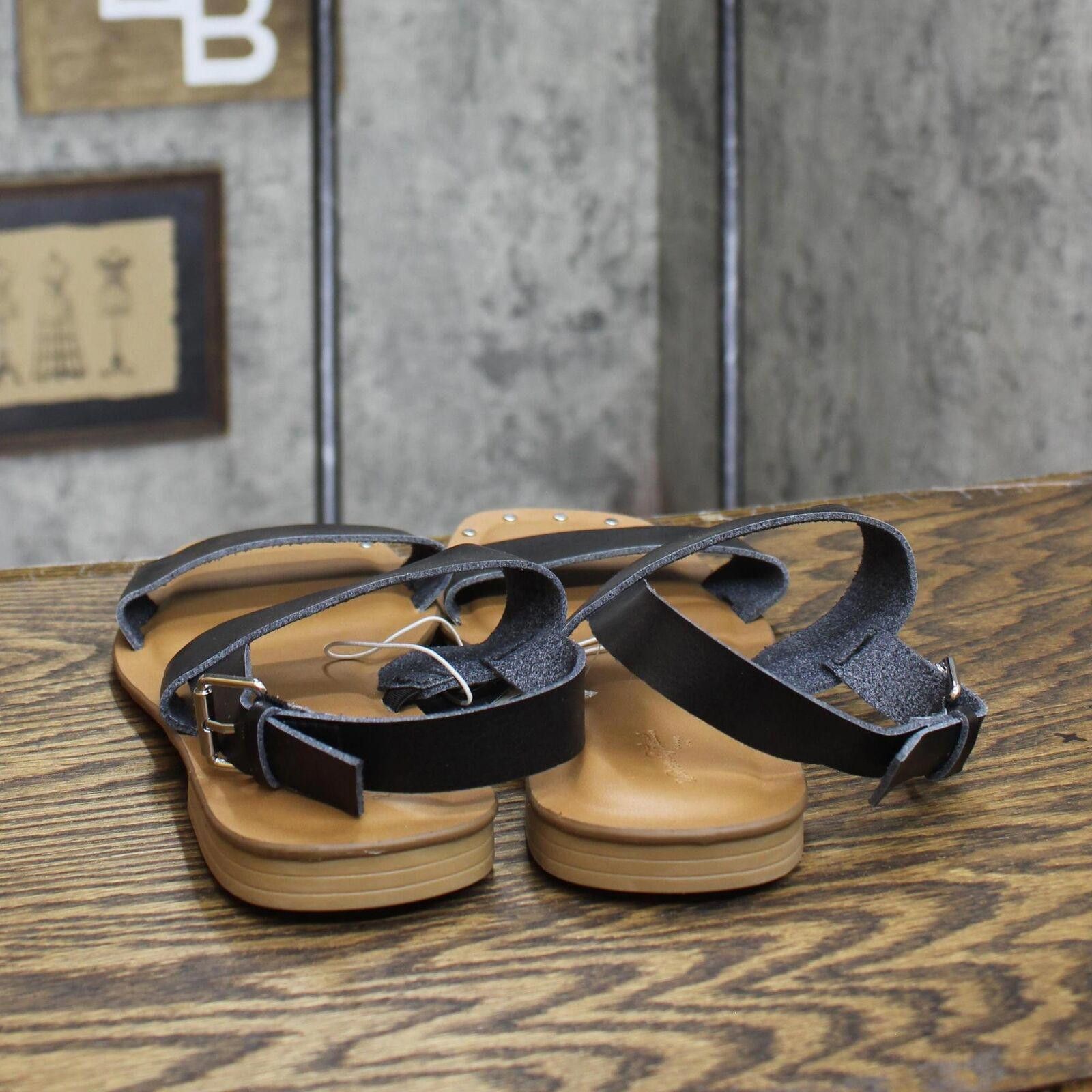 Designer Universal Thread Ankle Strap Sandals 89527492 Black 9.5M Size US 9.5 / IT 39.5 - 4 Thumbnail