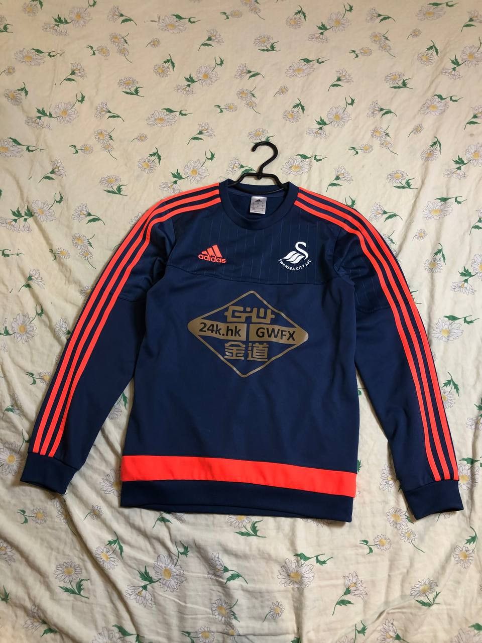 Adidas Adidas Swansea City 2015 training football jacket sweatshirt Size US XS / EU 42 / 0 - 1 Thumbnail