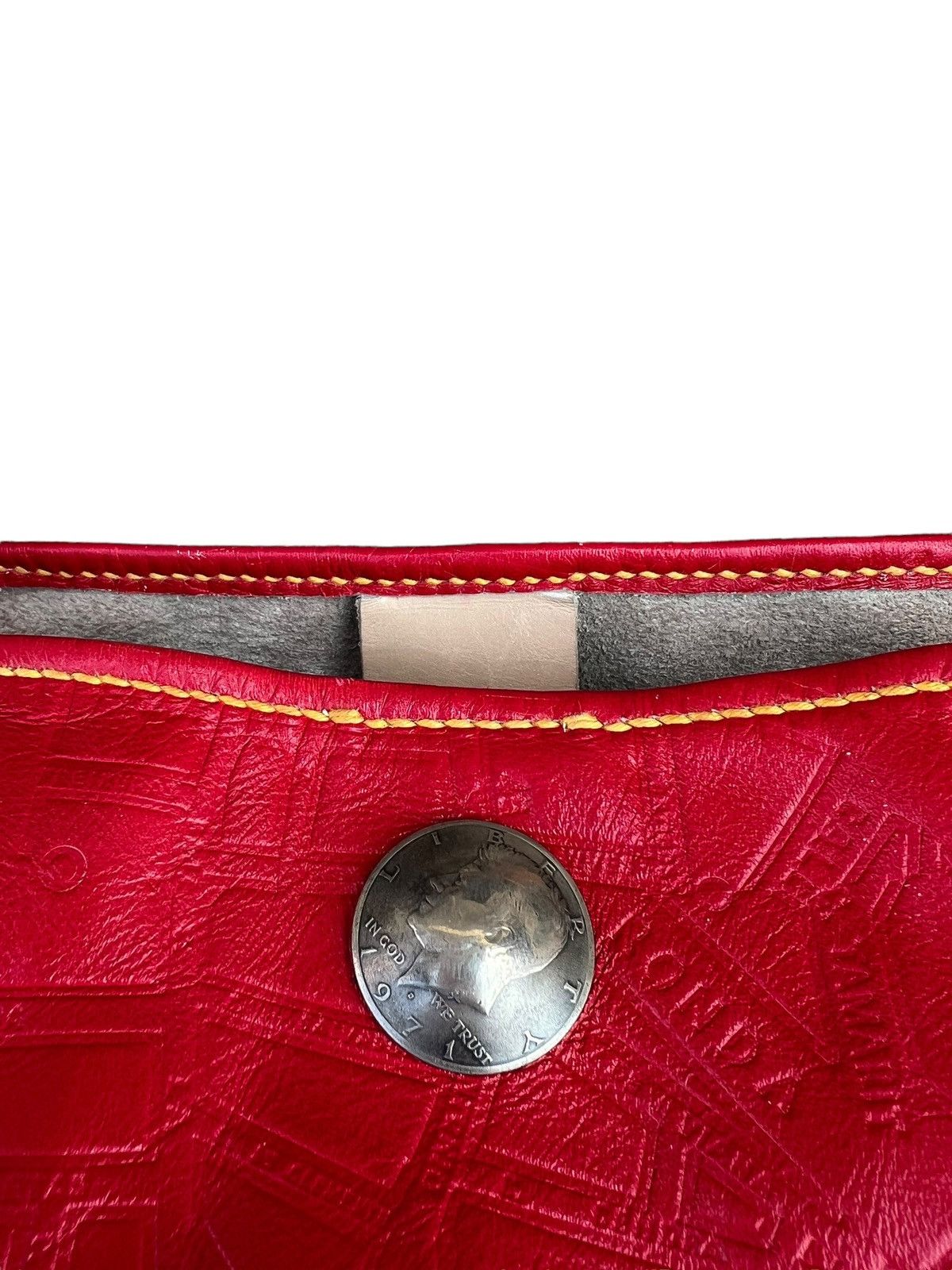 Leather Map Embossed Leather Tote Bag Unknown Japanese Brand Vintage Size ONE SIZE - 8 Thumbnail