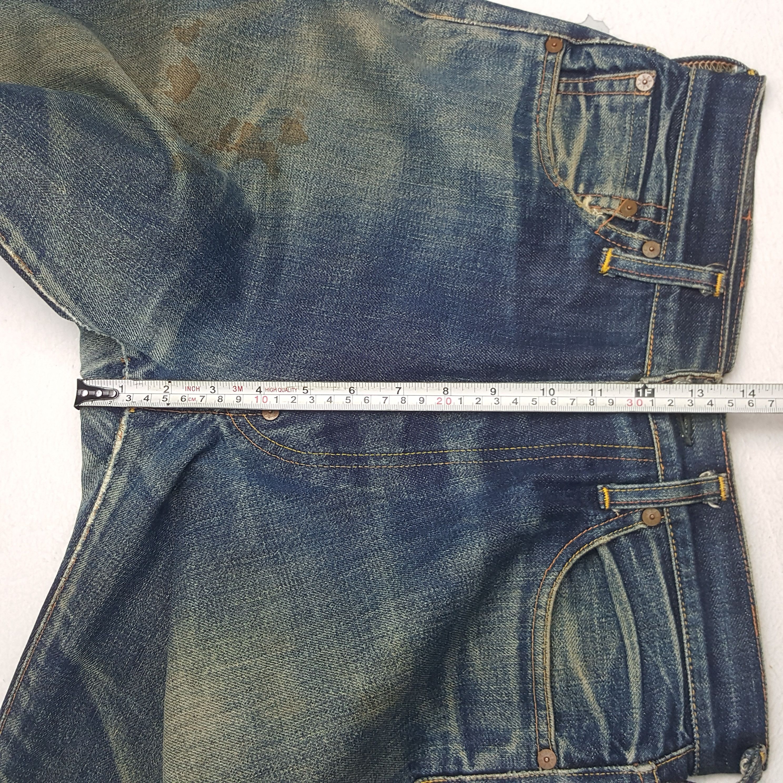Evisu × Japanese Brand × Vintage Vintage Evisu Selvedge Japanese Daicock Custom Denim Jeans Size US 29 - 10 Thumbnail