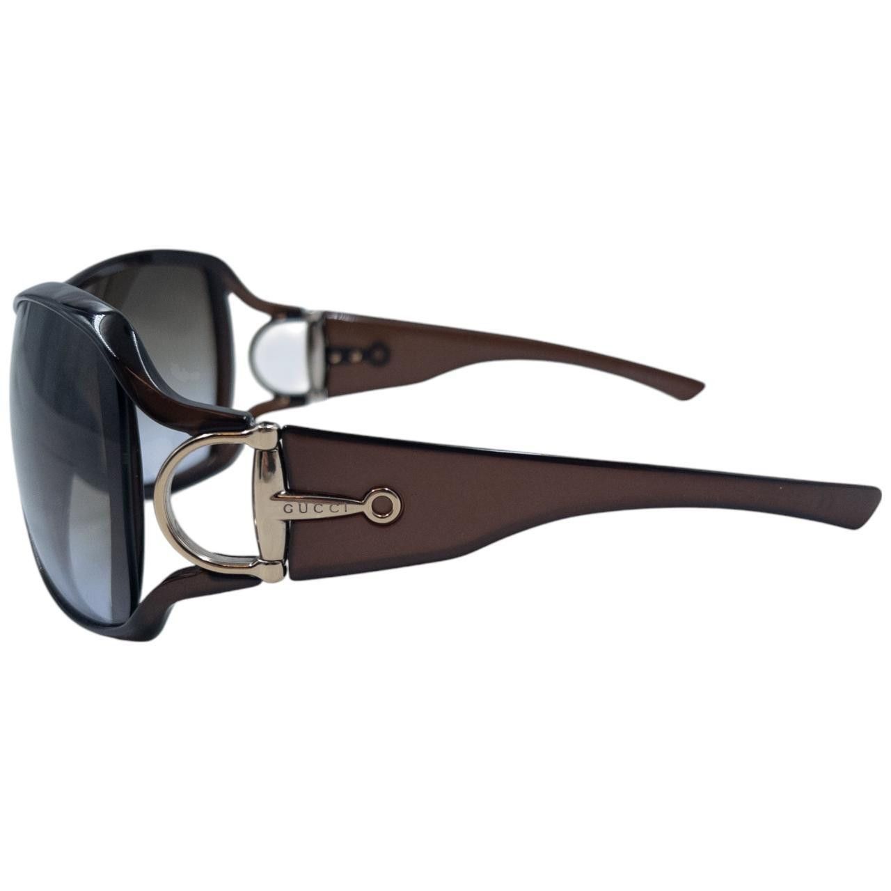 Gucci Vintage Gucci Horse Bite Oversized Sunglasses Size ONE SIZE - 4 Thumbnail