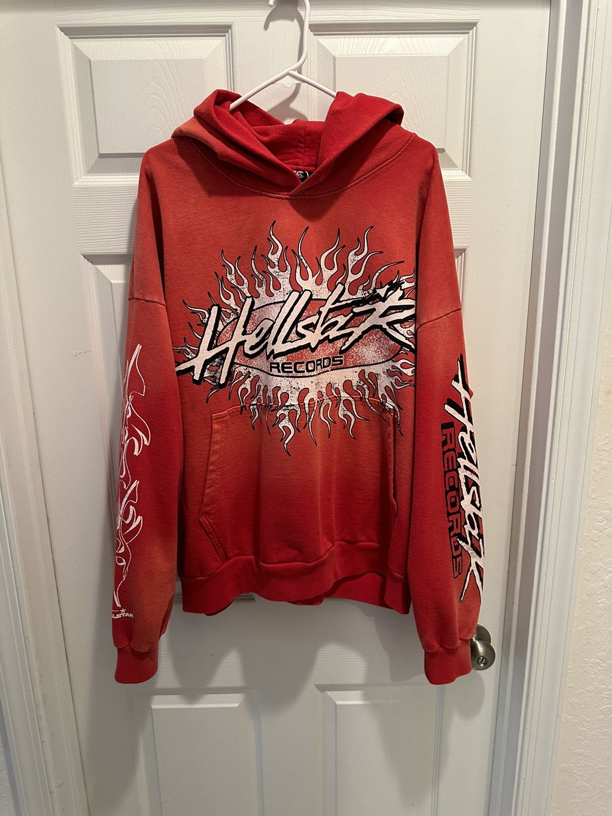 HELLSTAR HELLSTAR Studio Records Red Hoodie Size US L / EU 52-54 / 3 - 2 Thumbnail