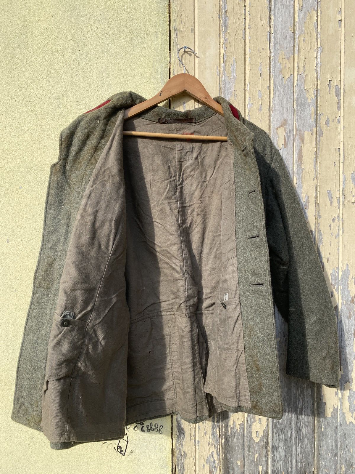 Vintage Vintage 80’s army multi pocket woll jacket Size US XL / EU 56 / 4 - 11 Thumbnail