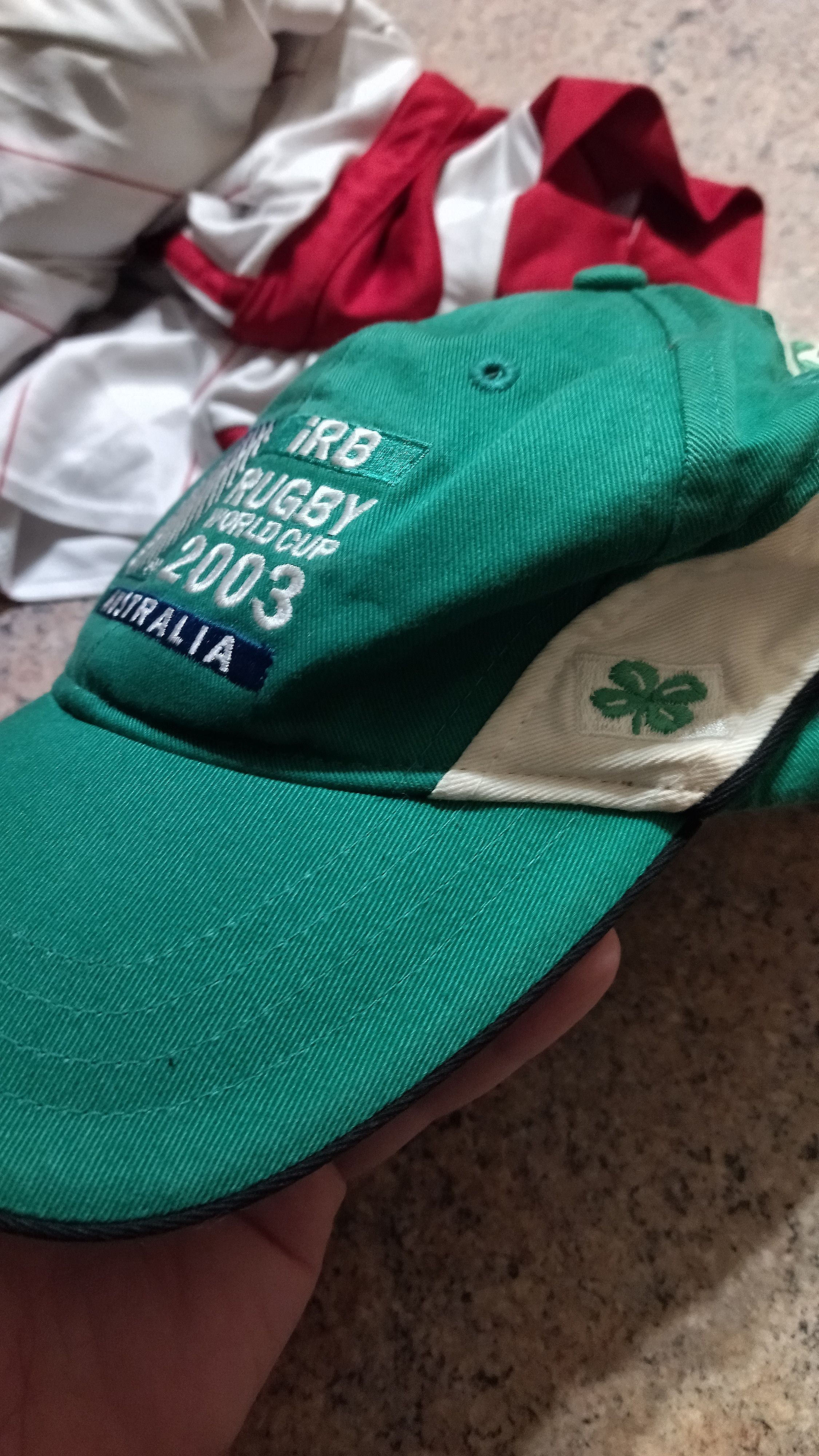 Vintage Vintage Rugby World Cup 2003 Ireland cap Size ONE SIZE - 2 Thumbnail