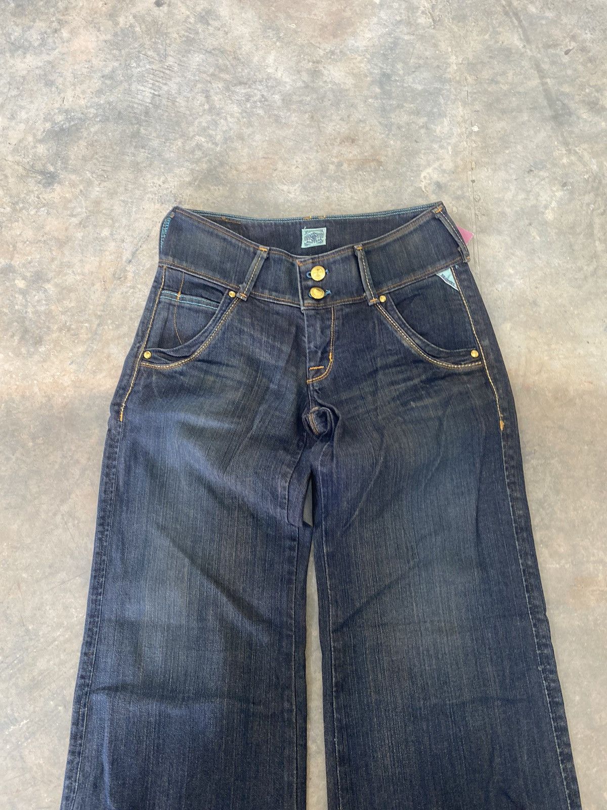 Hysteric Glamour Sick☠️ Brappers Flare Jeans Lgb Punk Grunge 90s Size US 28 / EU 44 - 4 Thumbnail