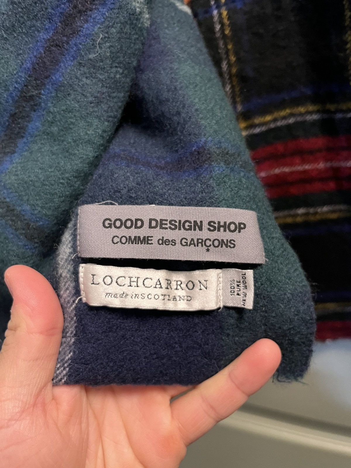 Comme des Garcons Comme Des Garcons Plaid Patchwork Scarf Size ONE SIZE - 3 Thumbnail