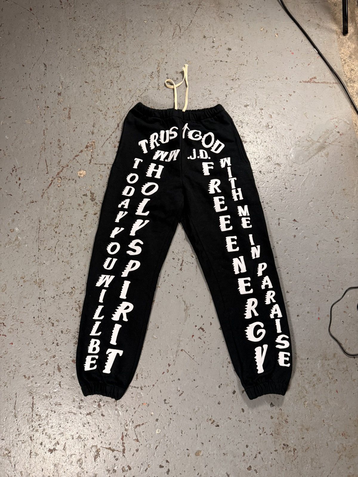 Other Trust God Bubble Print Sweat Pants Size US 30 / EU 46 - 1 Thumbnail