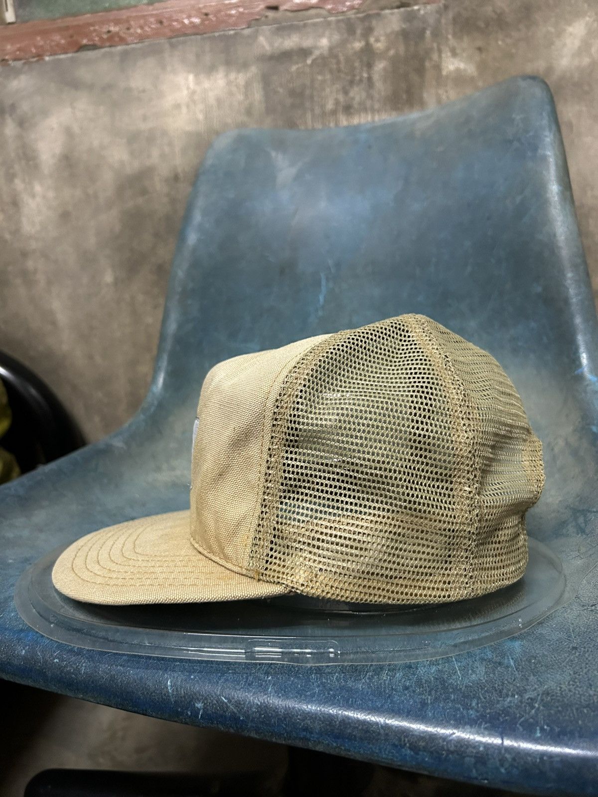 Carhartt 90s Original Mesh Trucker Cap Tan/Beige Size ONE SIZE - 15 Thumbnail