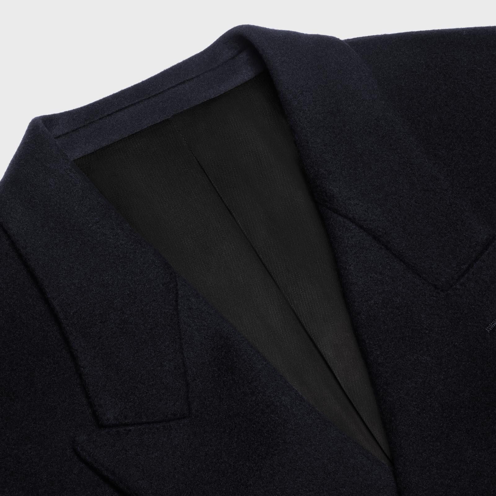Celine o1bcso1str0824 Boxy Coat in Navy Blue Size US S / EU 44-46 / 1 - 3 Thumbnail