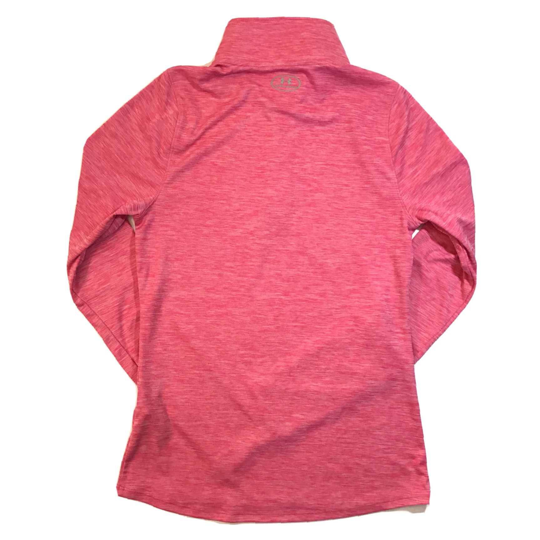 Under Armour Under Armour Woman's 1/4 Zip Pullover Heat Gear Shirt Running Pink Sz Small S - Womens Activewear Long Sleeve Mock Neck Size S / US 4 / IT 40 - 5 Thumbnail