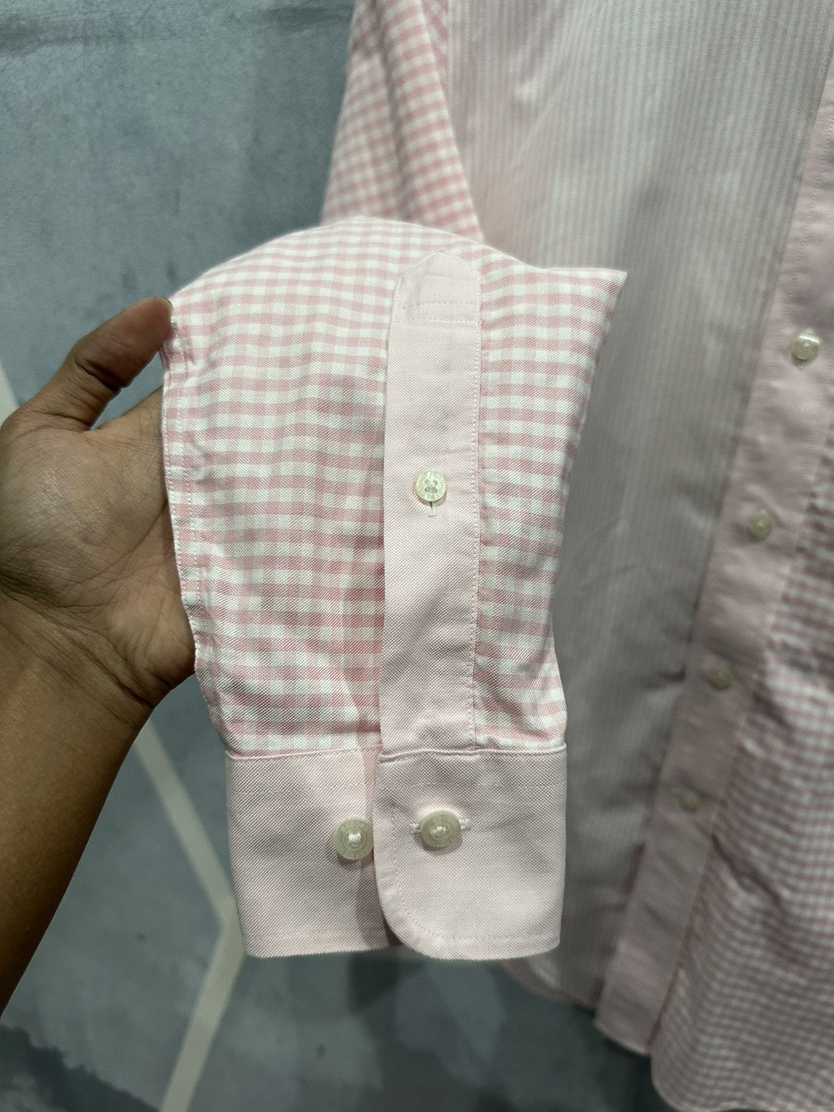 Brooks Brothers Brooks Brothers Stripe & Checked Shirt Size US M / EU 48-50 / 2 - 6 Thumbnail