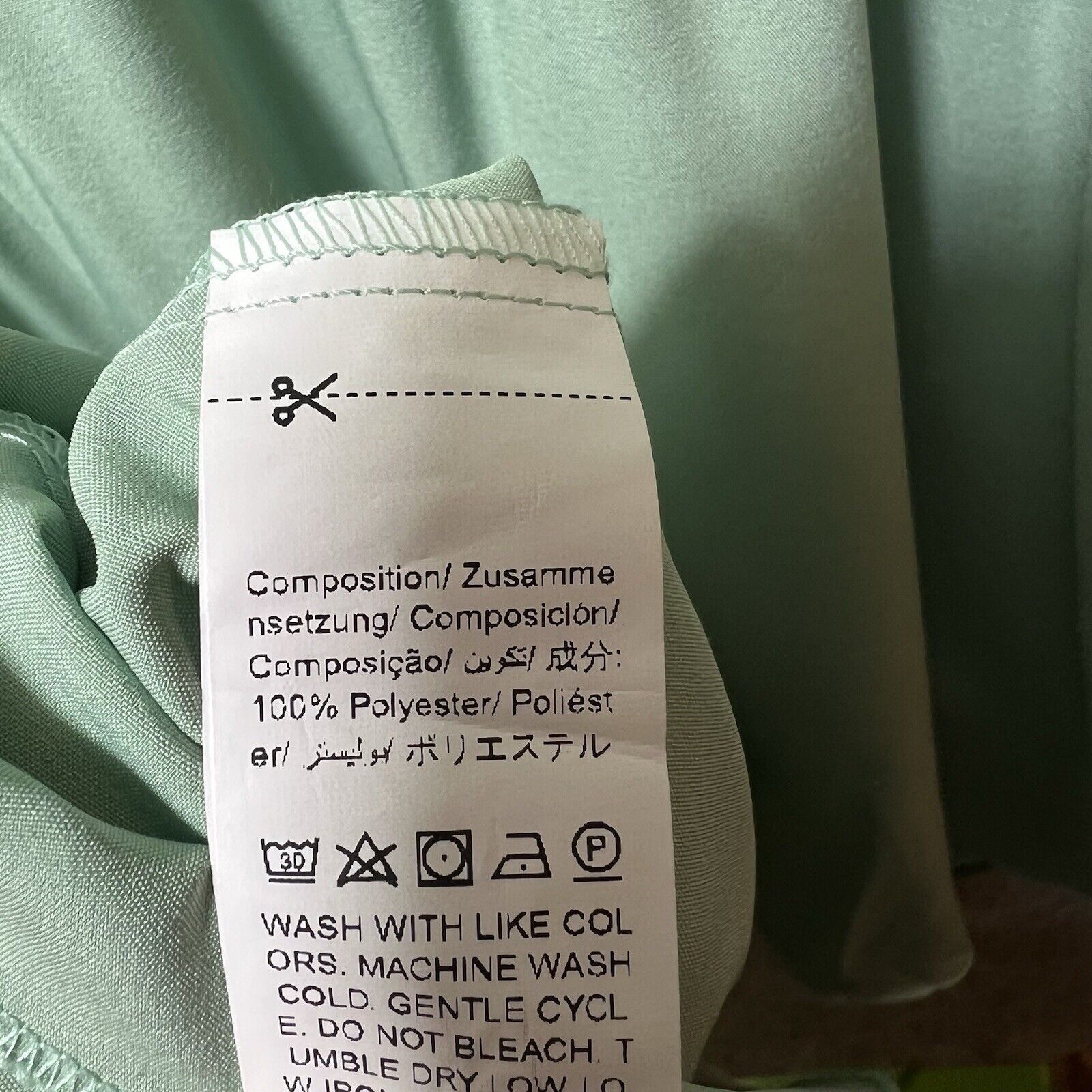 Shein SHEIN Curve Dress 1XL Green Short Sleeve Mini Surplice Neckl Size XL / US 12-14 / IT 48-50 - 8 Thumbnail