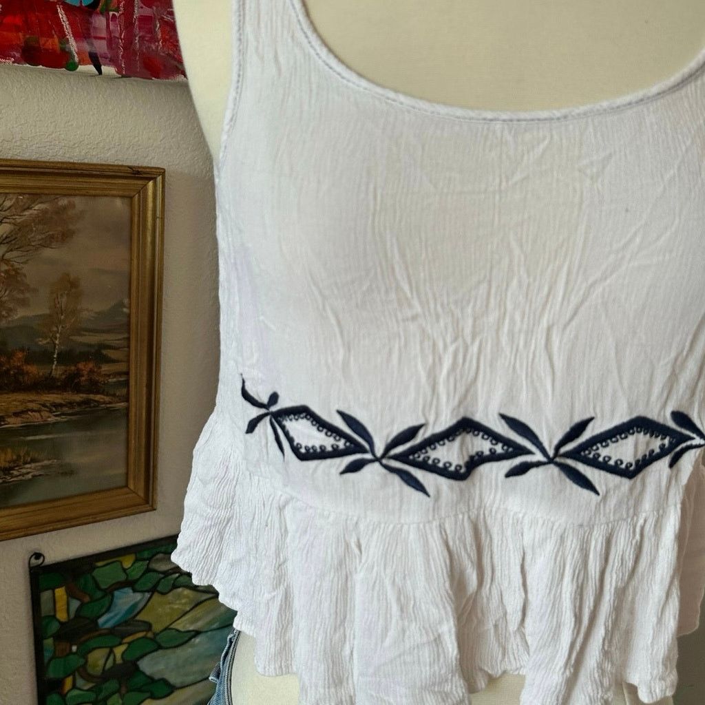 Other paper crane white and black tank top Size M / US 6-8 / IT 42-44 - 2 Thumbnail
