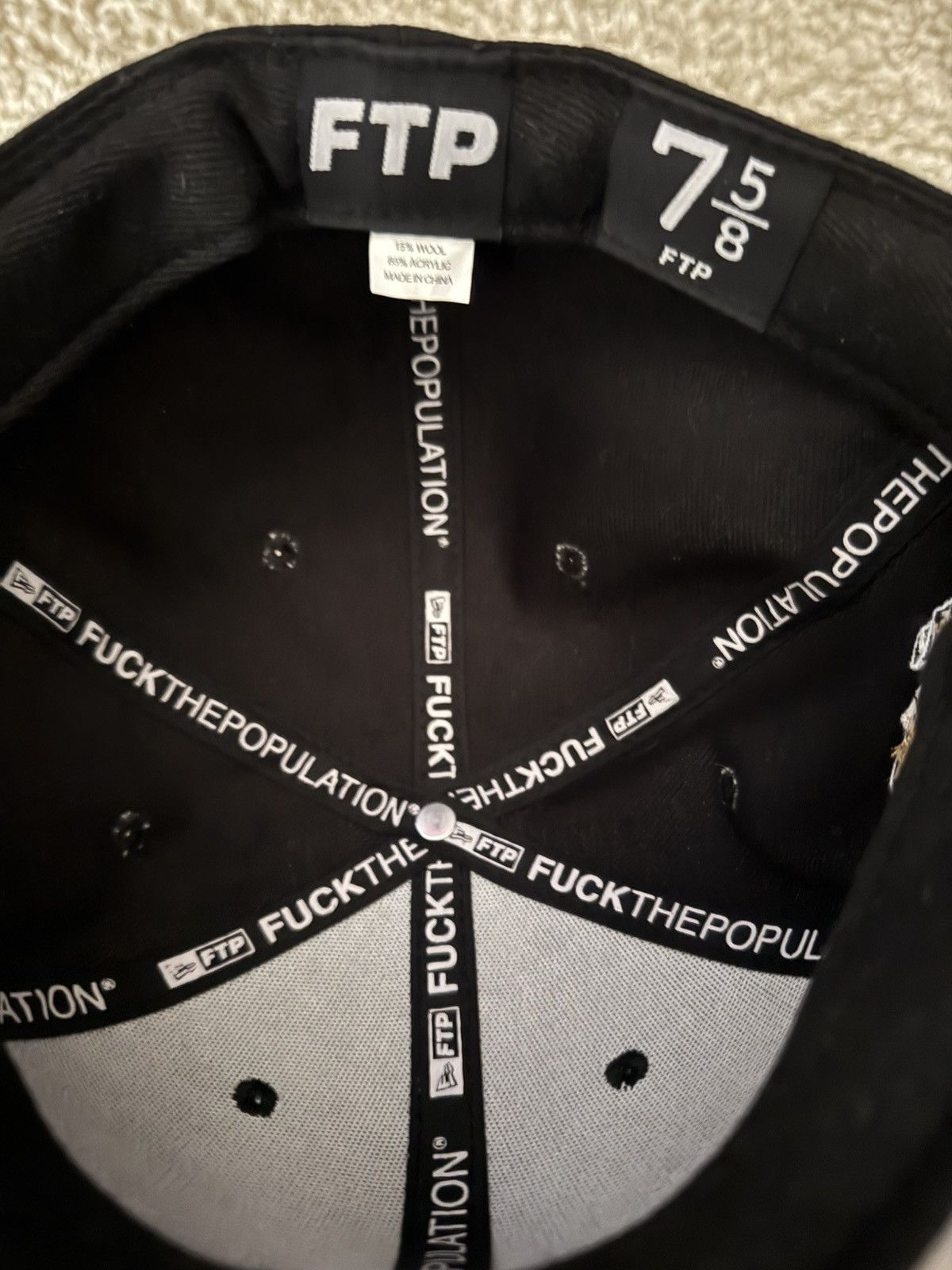 Fuck The Population FTP HAT Size ONE SIZE - 5 Thumbnail