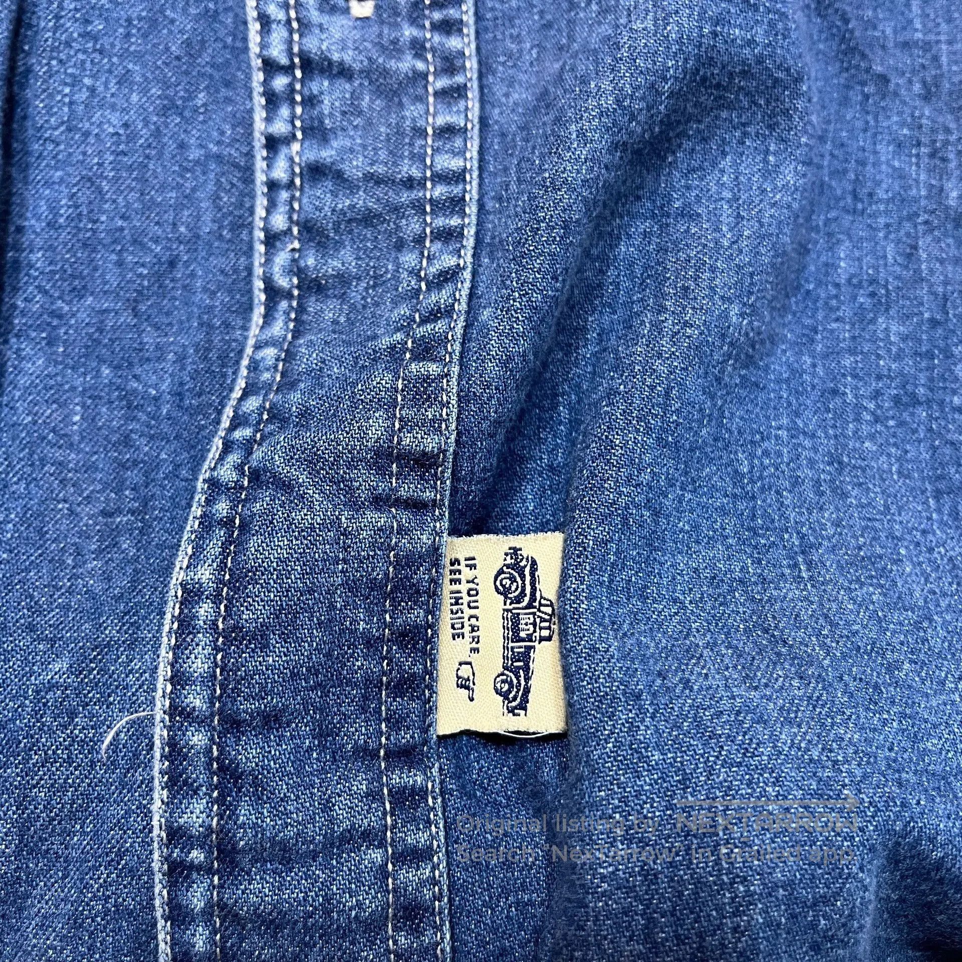 RRL Ralph Lauren RRL Vintage Denim Shirt. Size US L / EU 52-54 / 3 - 4 Thumbnail