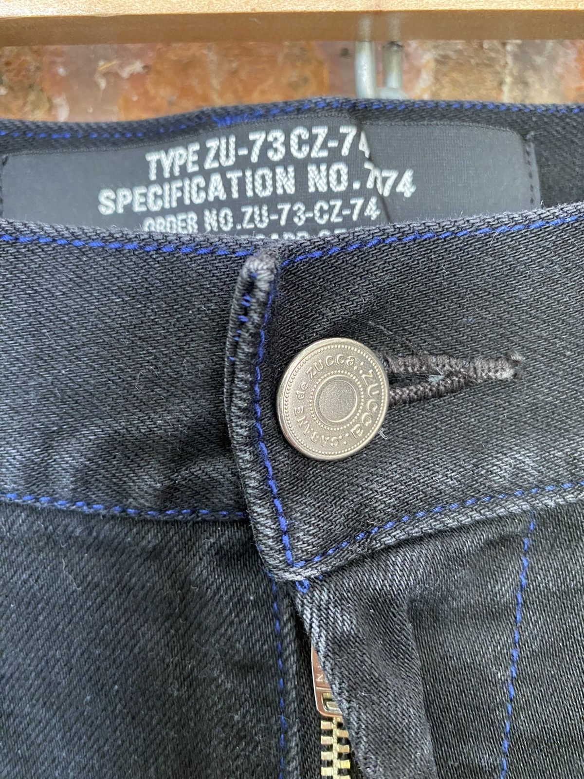 CABANE de ZUCCa × Issey Miyake × Japanese Brand Zucca by Issey Miyake Bucket Back blue stitch drop crotch Size US 28 / EU 44 - 12 Thumbnail