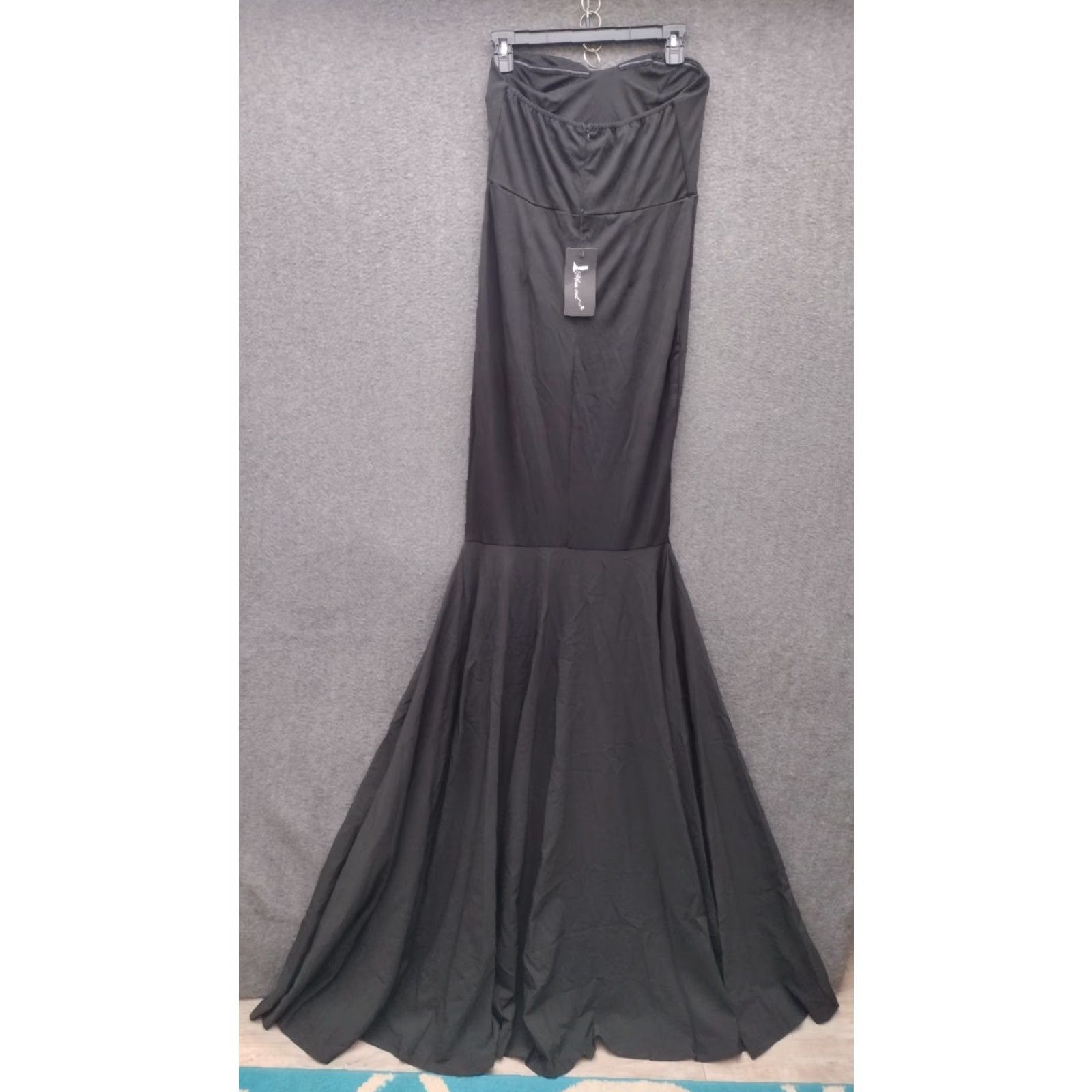 Vintage Miss Ord Black Mermaid Dress Strapless Sleeveless Women's Black Size M Size M / US 6-8 / IT 42-44 - 2 Thumbnail