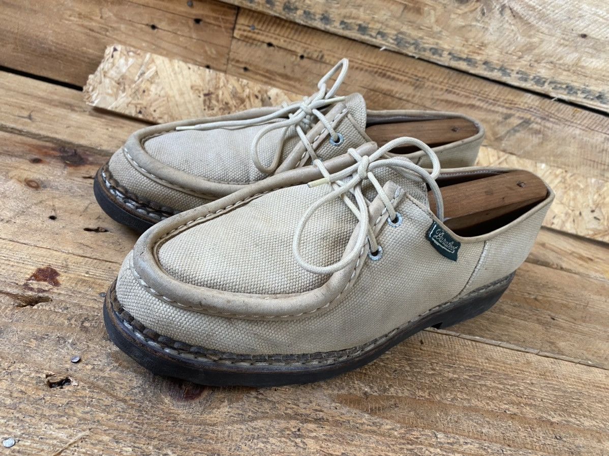 Paraboot Paraboot michael canvas derby casual leather shoes sz40.5 Size US 7.5 / EU 40-41 - 4 Thumbnail