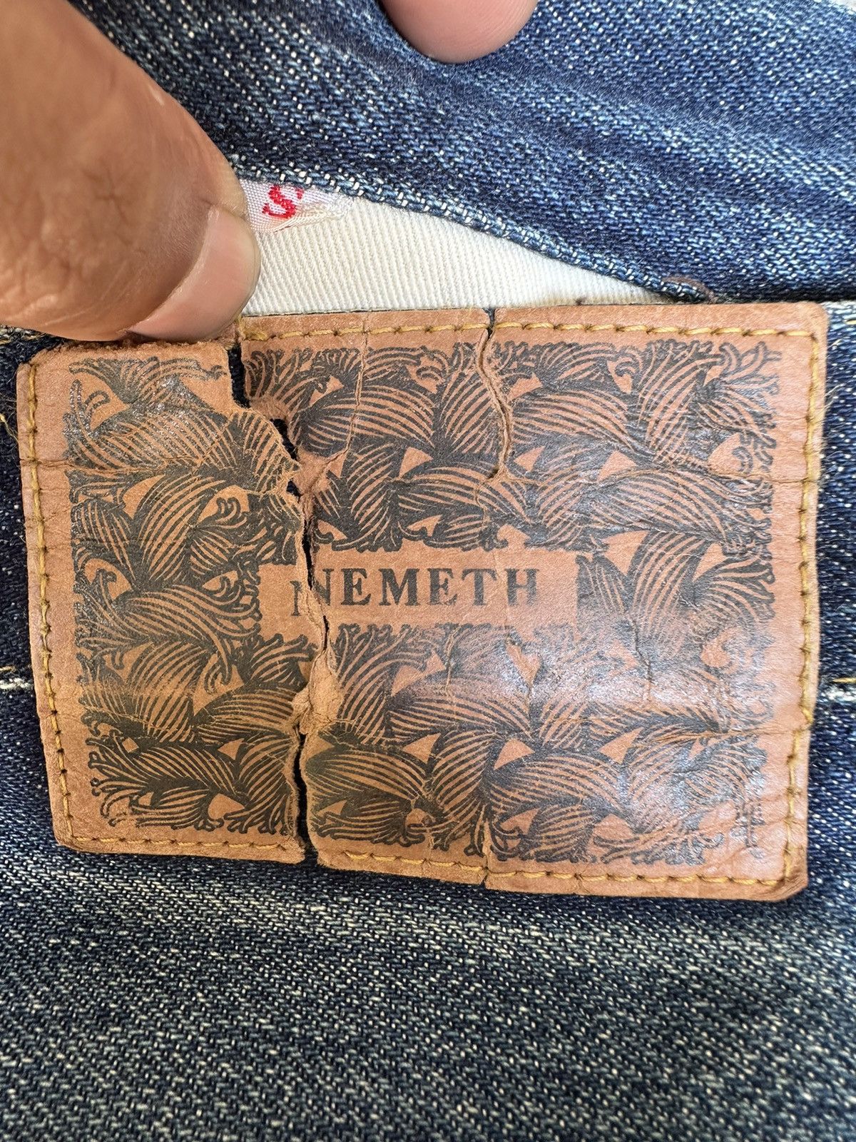 Christopher Nemeth Vintage Nemeth Distressed Biker Jeans Size US 31 - 21 Thumbnail
