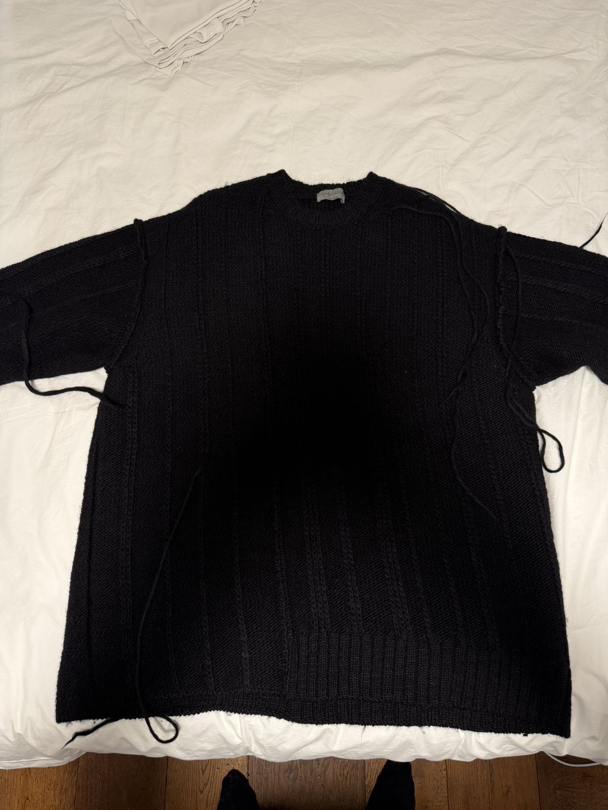 Yohji Yamamoto Yohji Yamamoto Oversized Heavy Knit Size US L / EU 52-54 / 3 - 3 Thumbnail