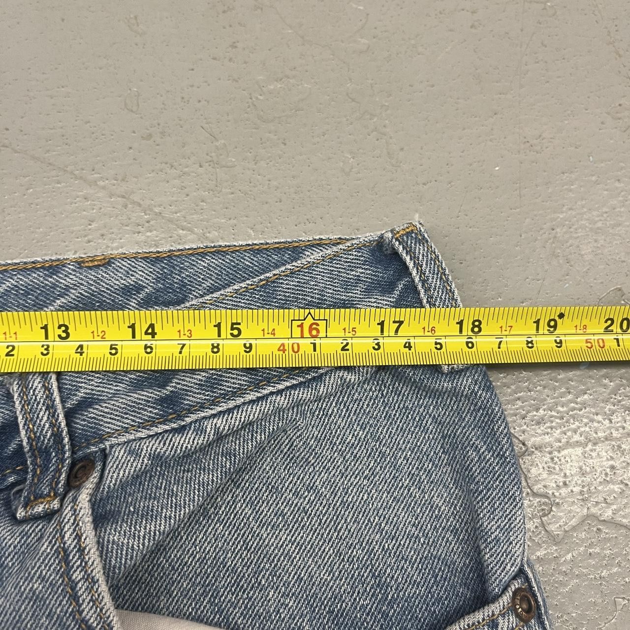 Faded Glory VTG Y2K Faded Glory Light Wash Baggy Essential Jean Shorts Size US 38 / EU 54 - 4 Thumbnail