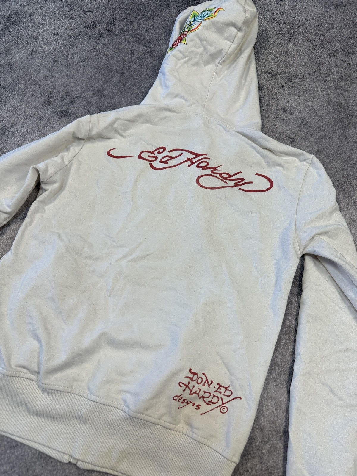 Ed Hardy Vintage Ed Hardy Christian Audigier Zip Up Hoodie Style USA Size S / US 4 / IT 40 - 5 Thumbnail