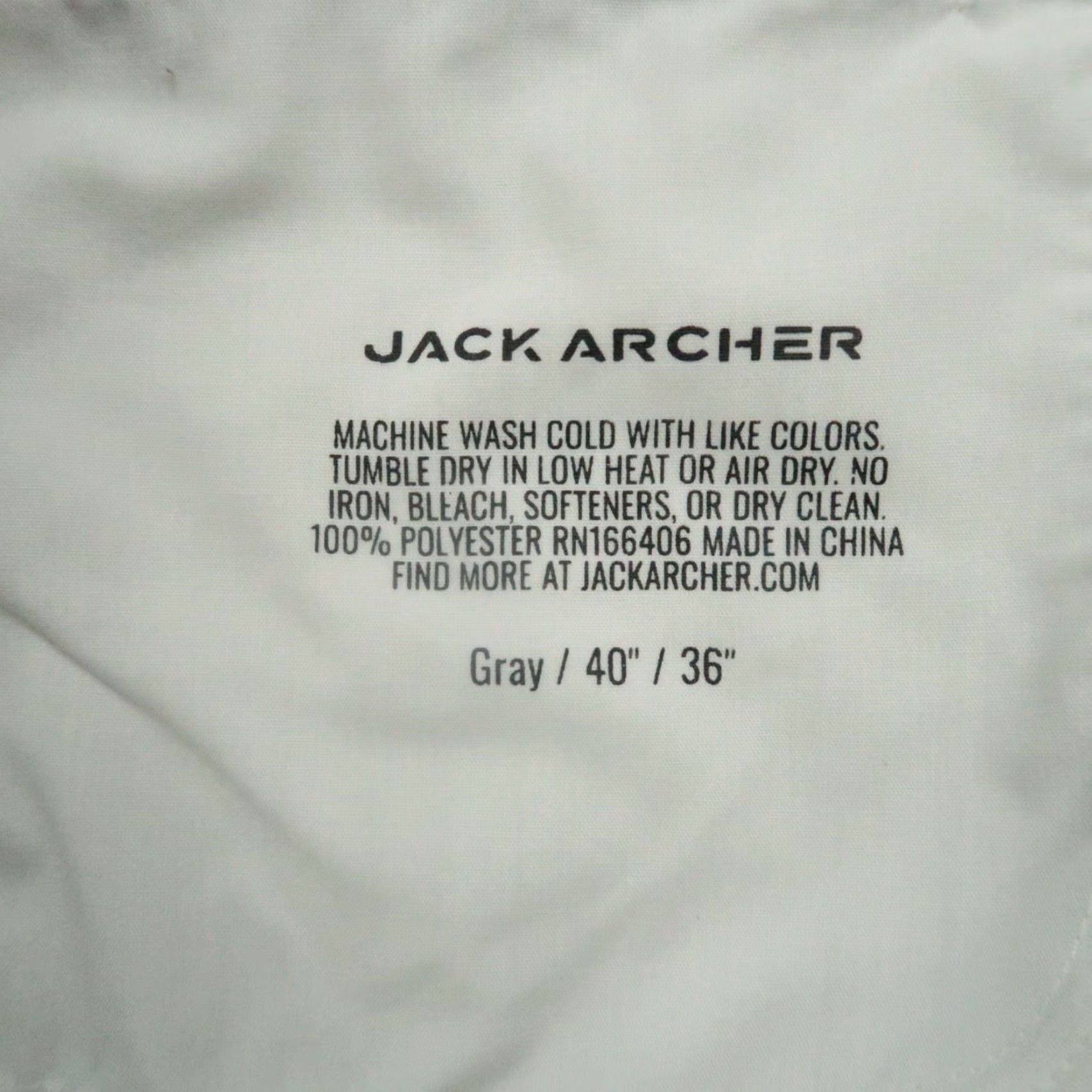Vintage Jack Archer Brand Pants Men 40x36 Light Gray Tech Jetsetter Chino Performance Size US 40 / EU 56 - 4 Thumbnail